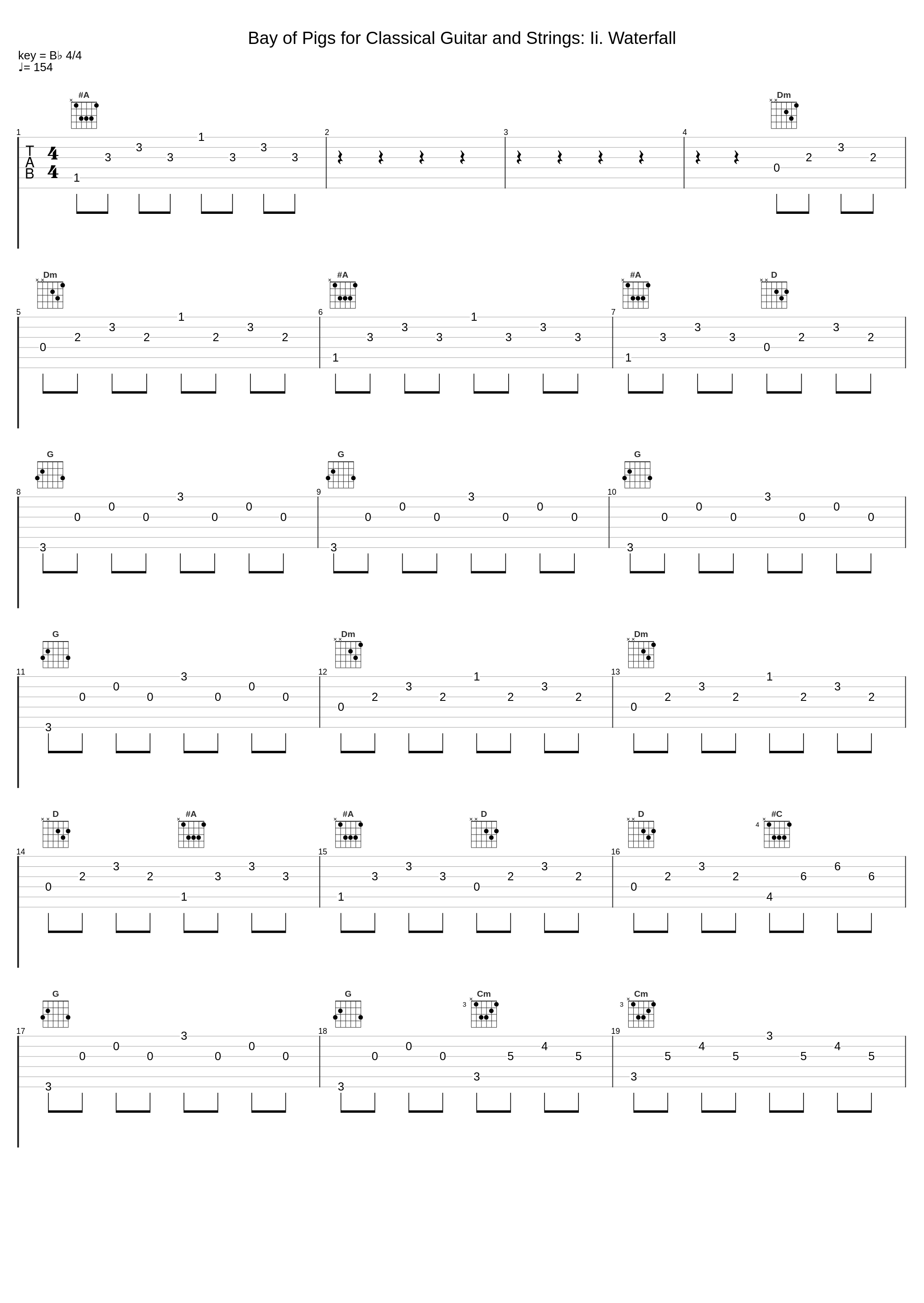 Bay of Pigs for Classical Guitar and Strings: Ii. Waterfall_Manuel Barrueco,Dayton Philharmonic Orchestra,Neal Gittleman_1