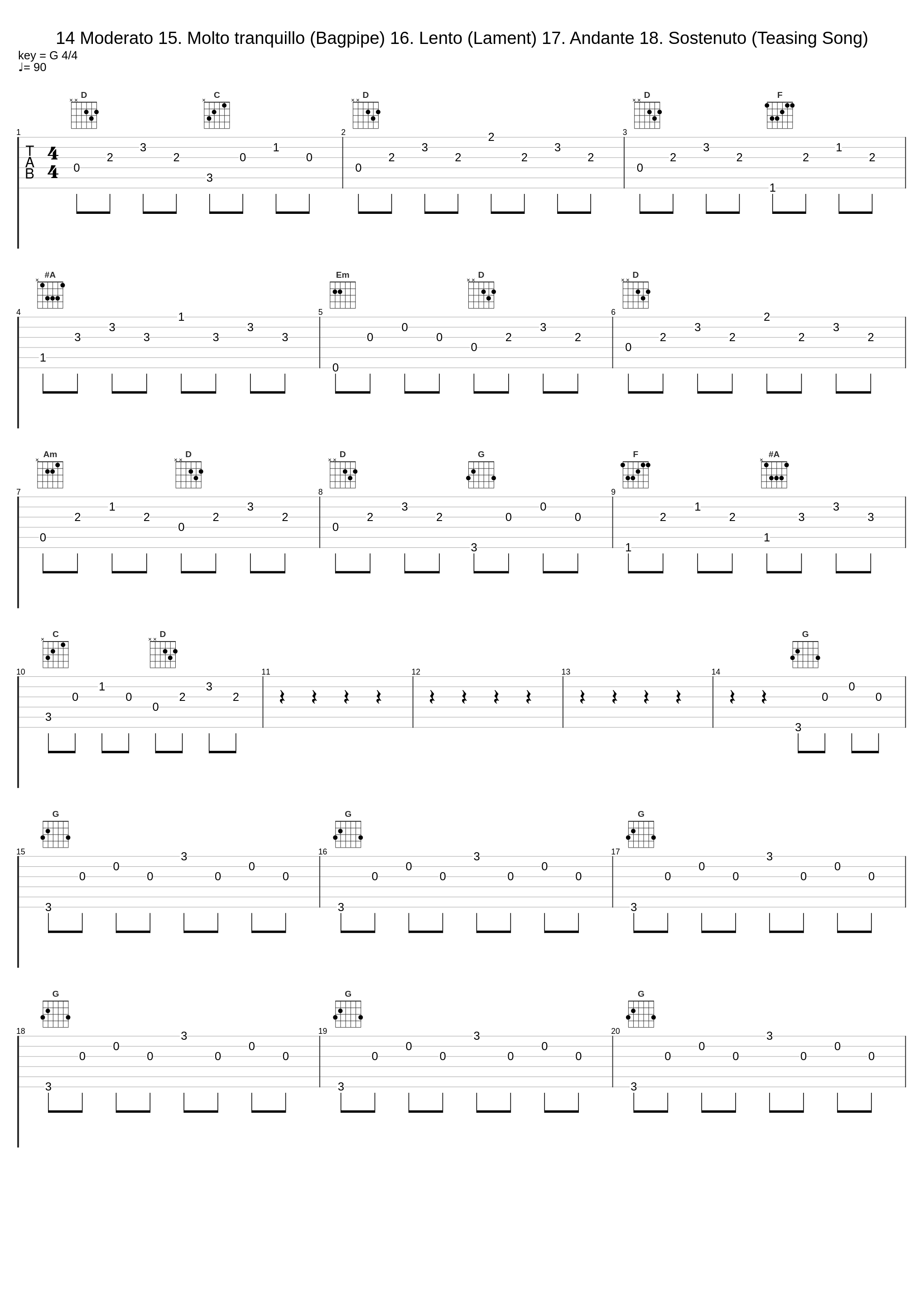 14 Moderato 15. Molto tranquillo (Bagpipe) 16. Lento (Lament) 17. Andante 18. Sostenuto (Teasing Song)_Zoltán Kocsis_1