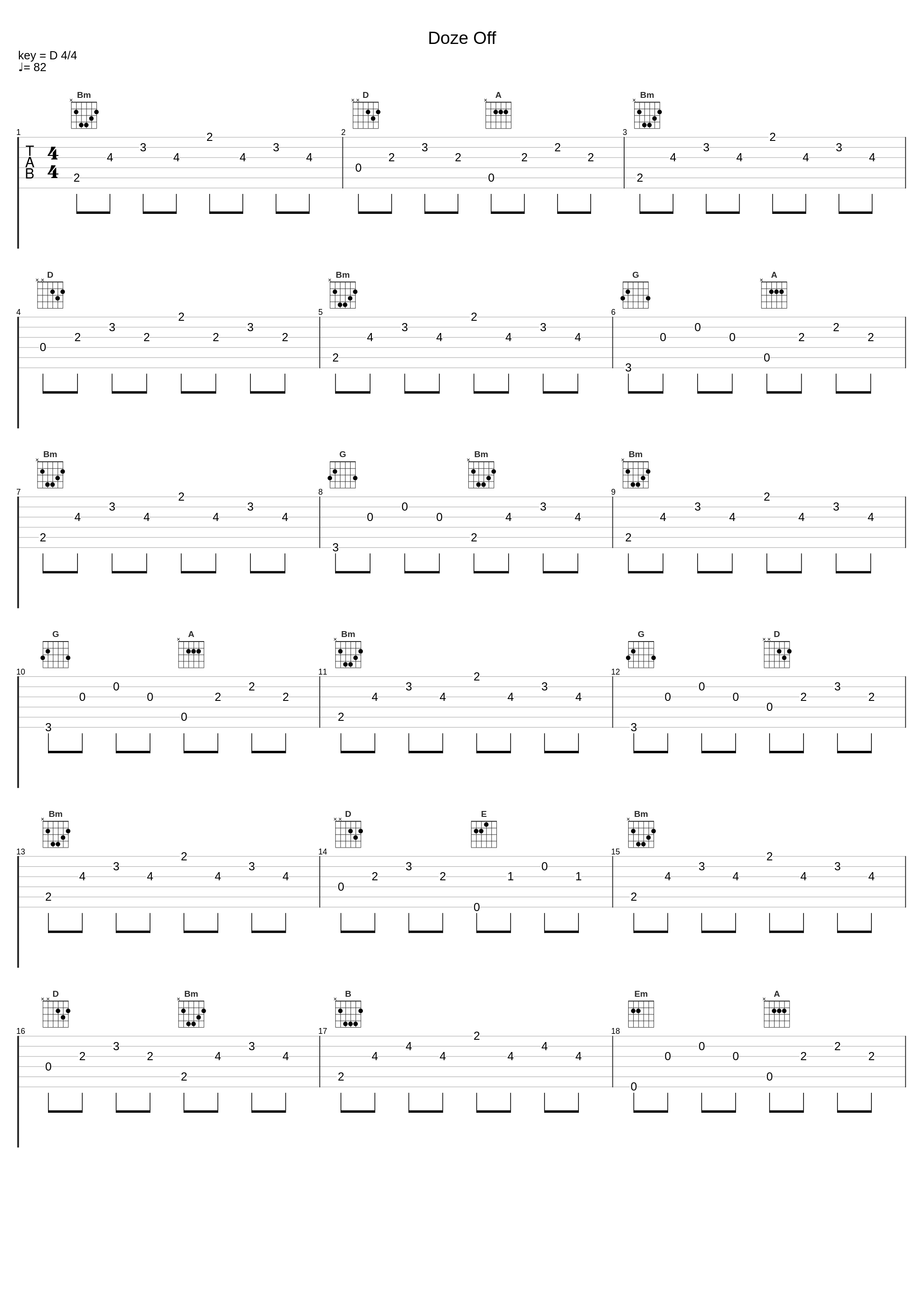 Doze Off_Novel Core,SKY-HI_1