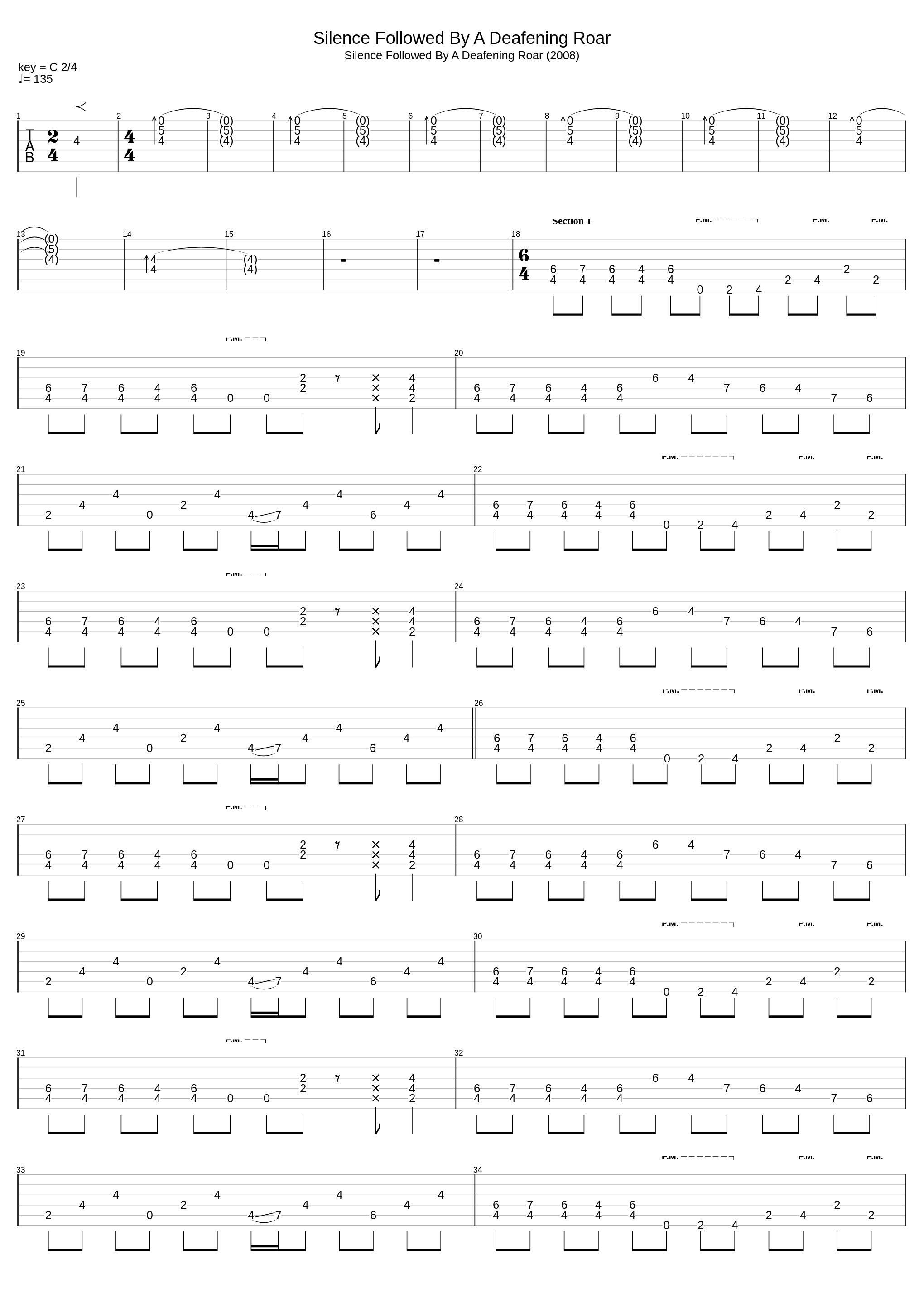 Silence Followed By A Deafening Roar_Paul Gilbert_1