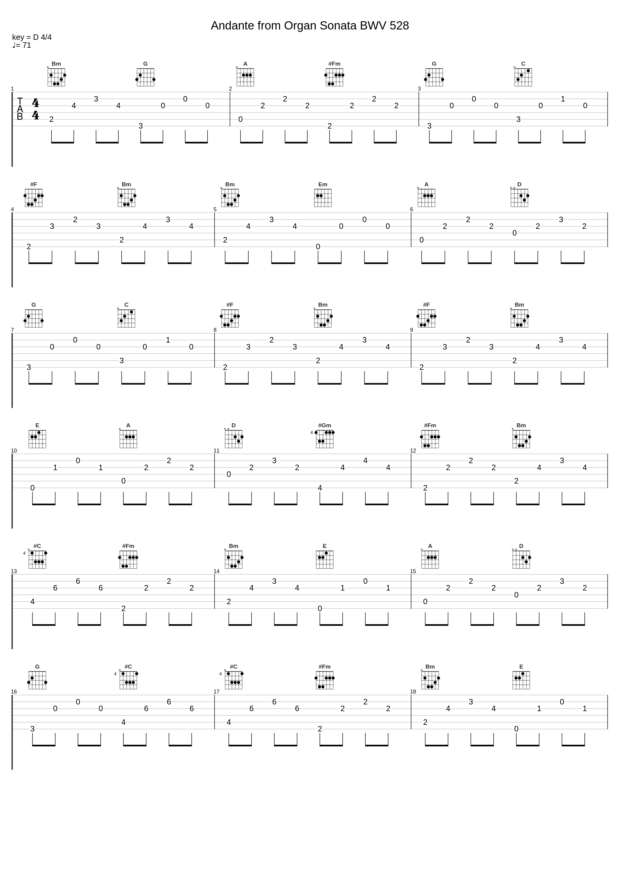 Andante from Organ Sonata BWV 528_Luigi Cordova_1