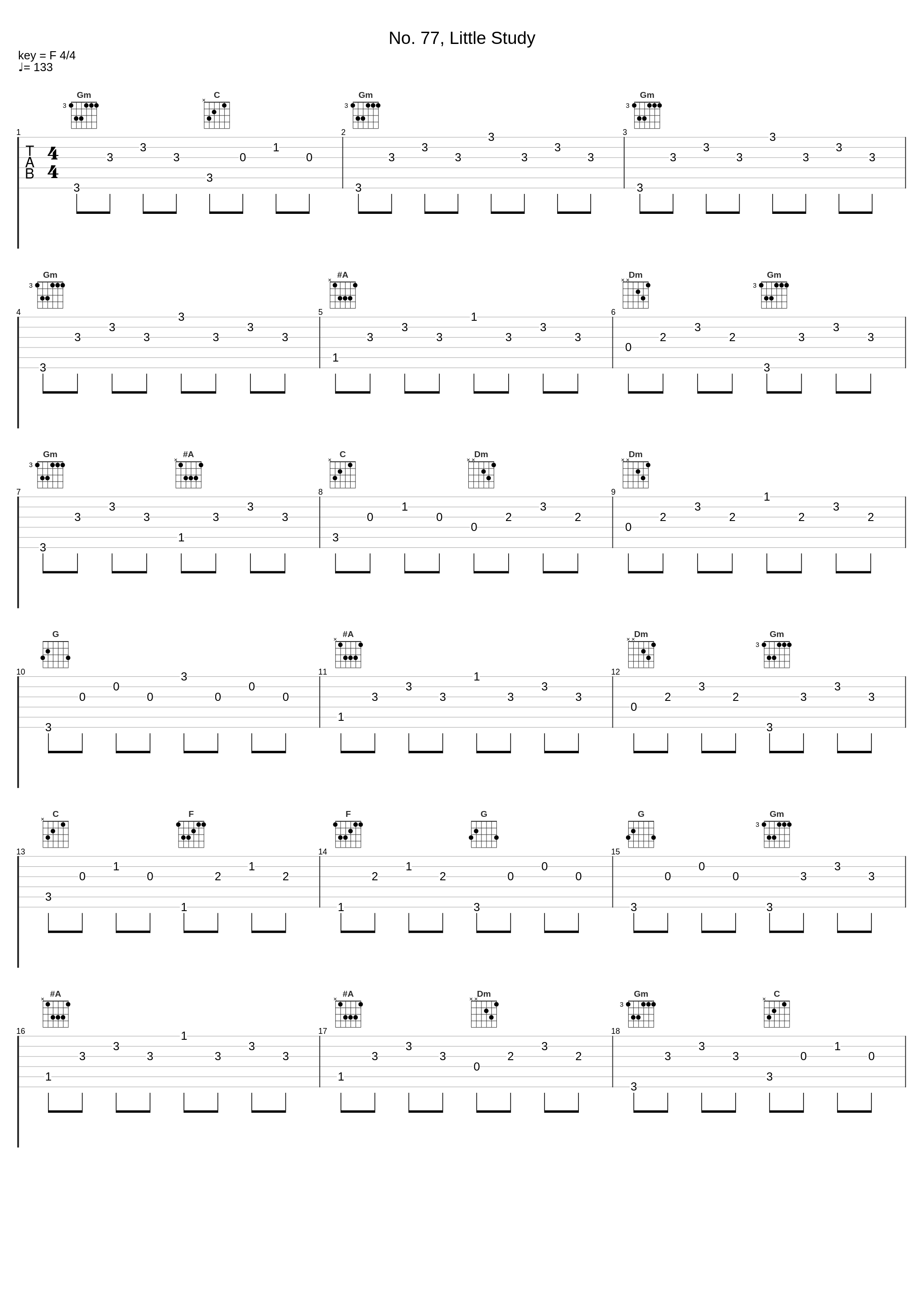 No. 77, Little Study_György Sándor,Béla Bartók_1