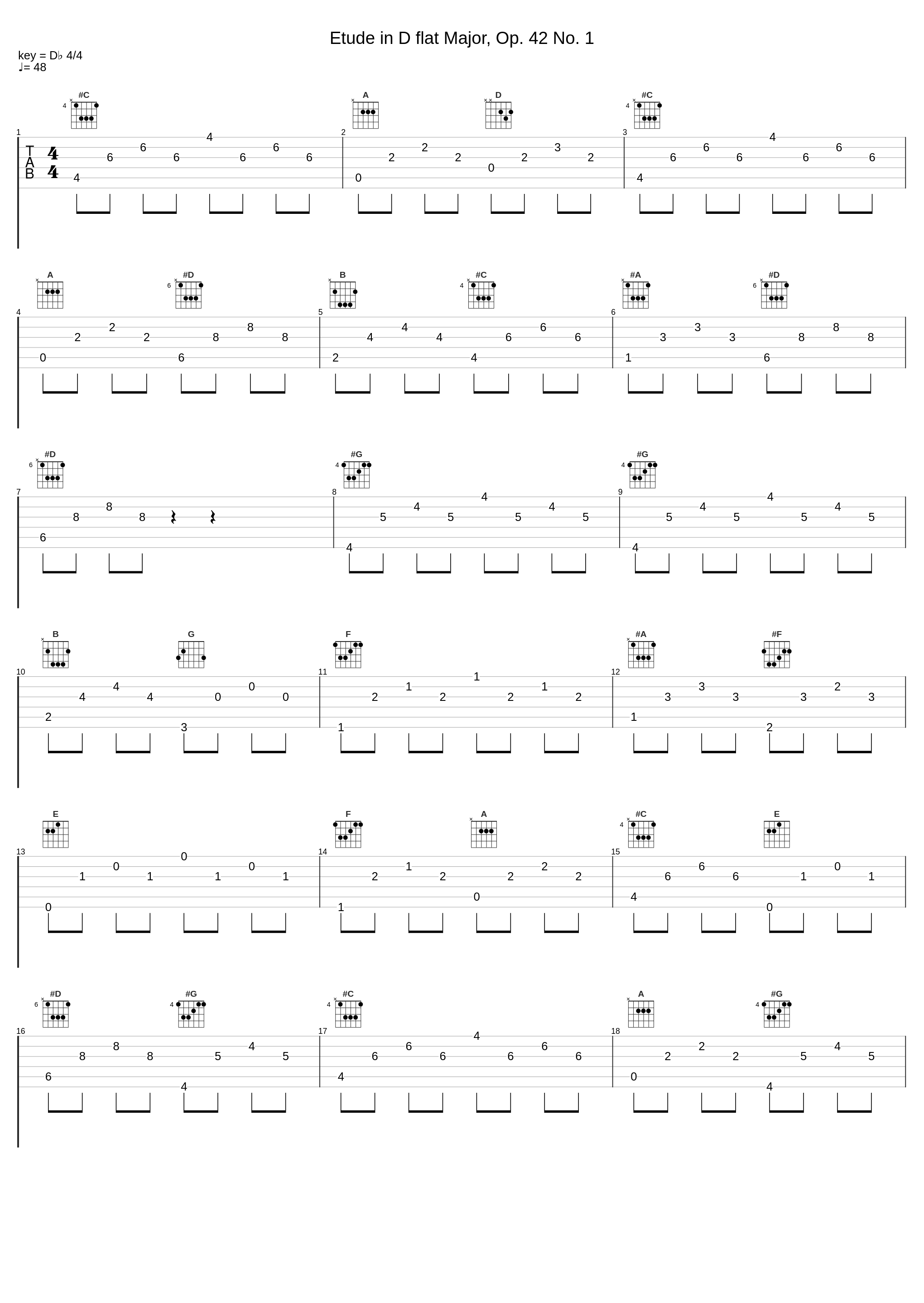 Etude in D flat Major, Op. 42 No. 1_Georges Daucampas,Alexander Scriabin_1