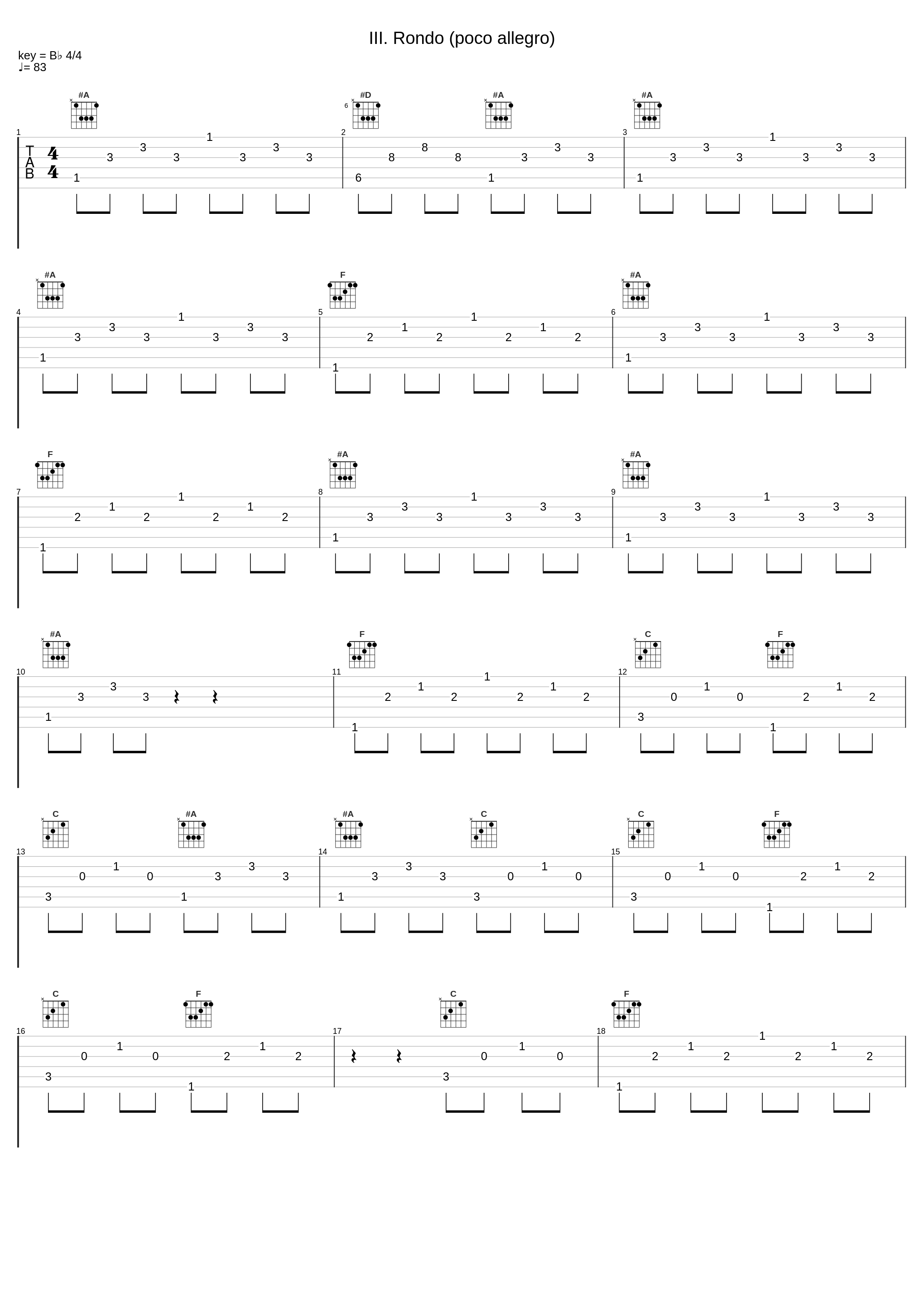 III. Rondo (poco allegro)_Karl Schlechta,Carl Stamitz_1