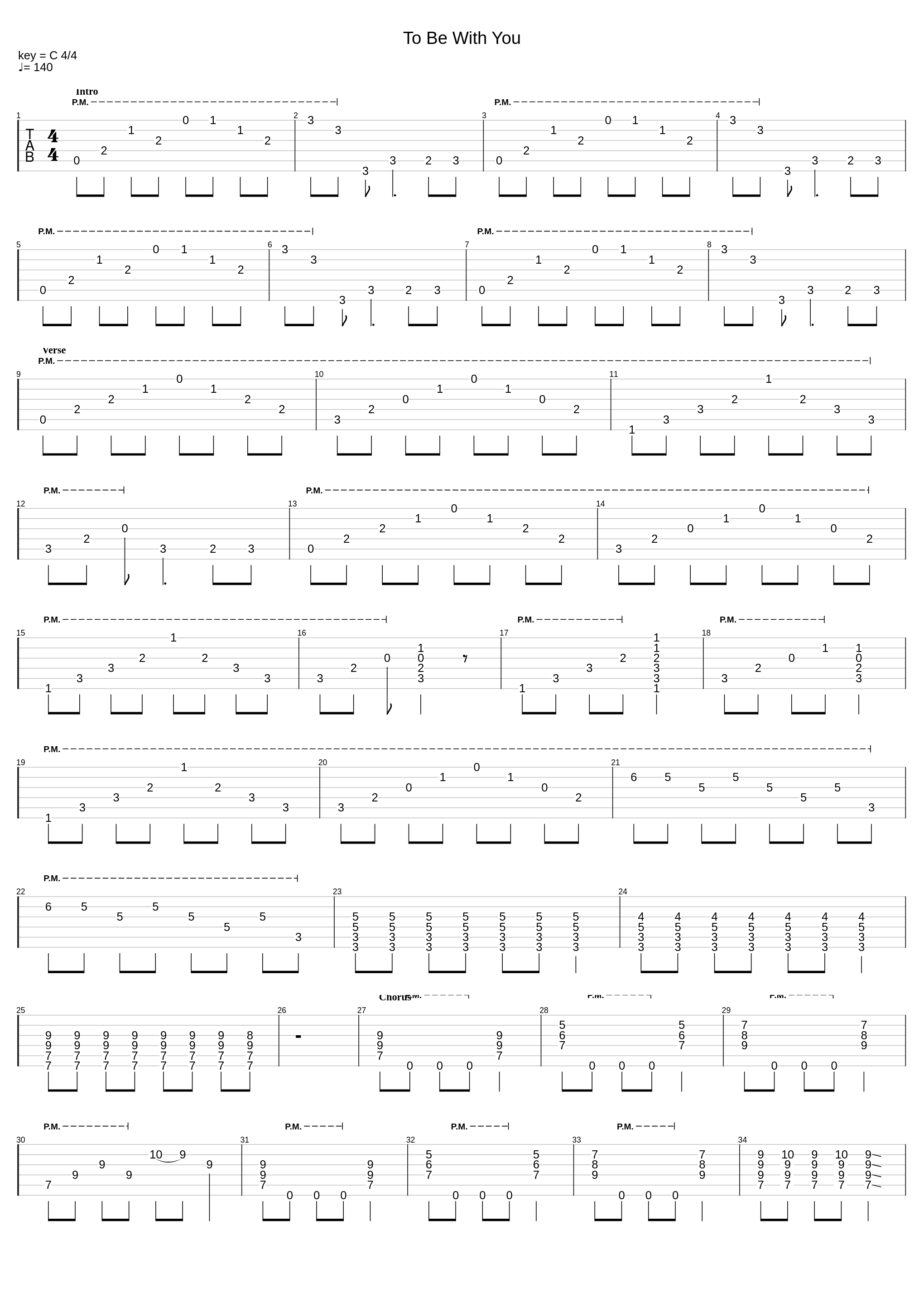 To Be With You_Paul Gilbert_1