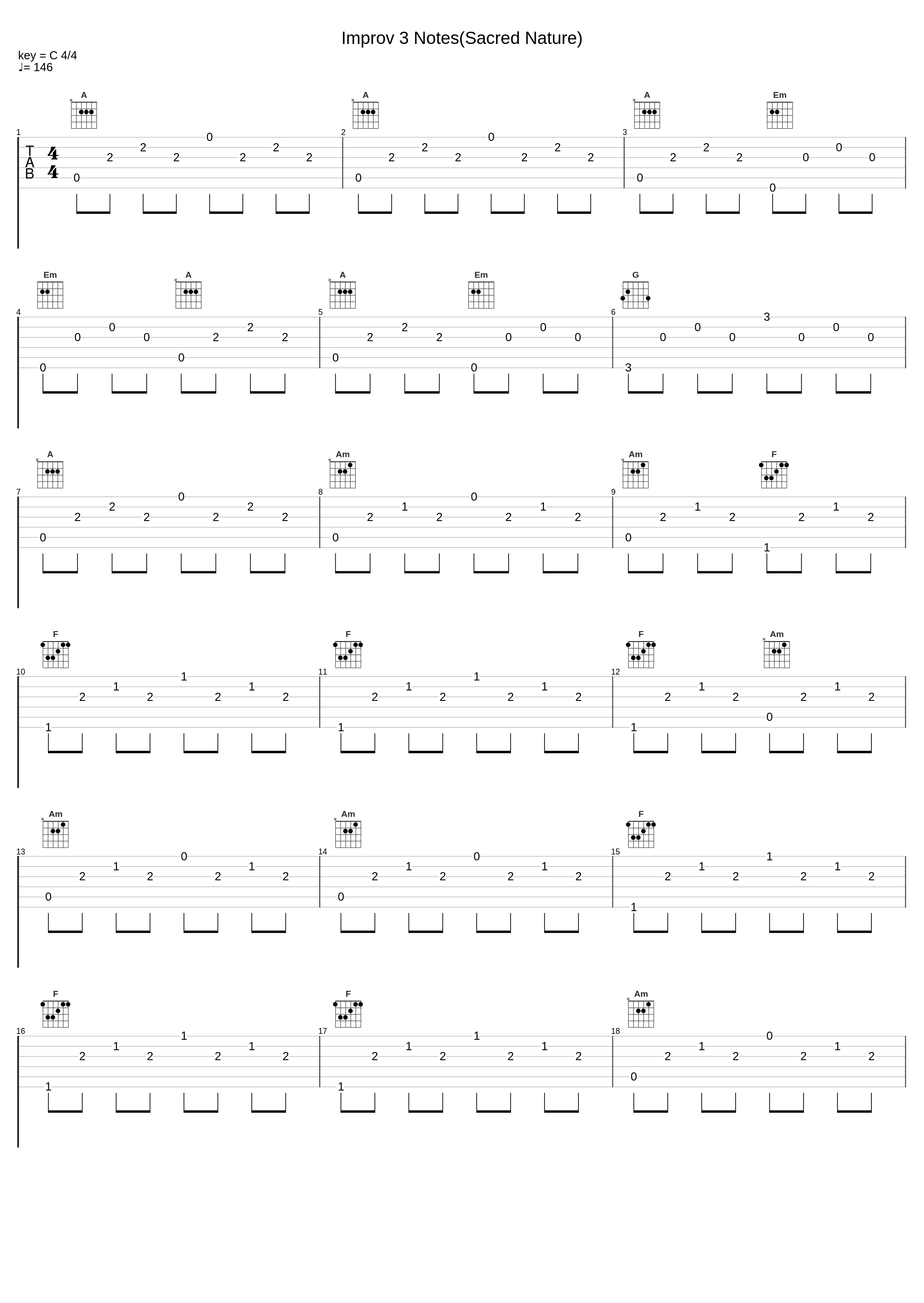 Improv 3 Notes(Sacred Nature)_Paul Cardall_1