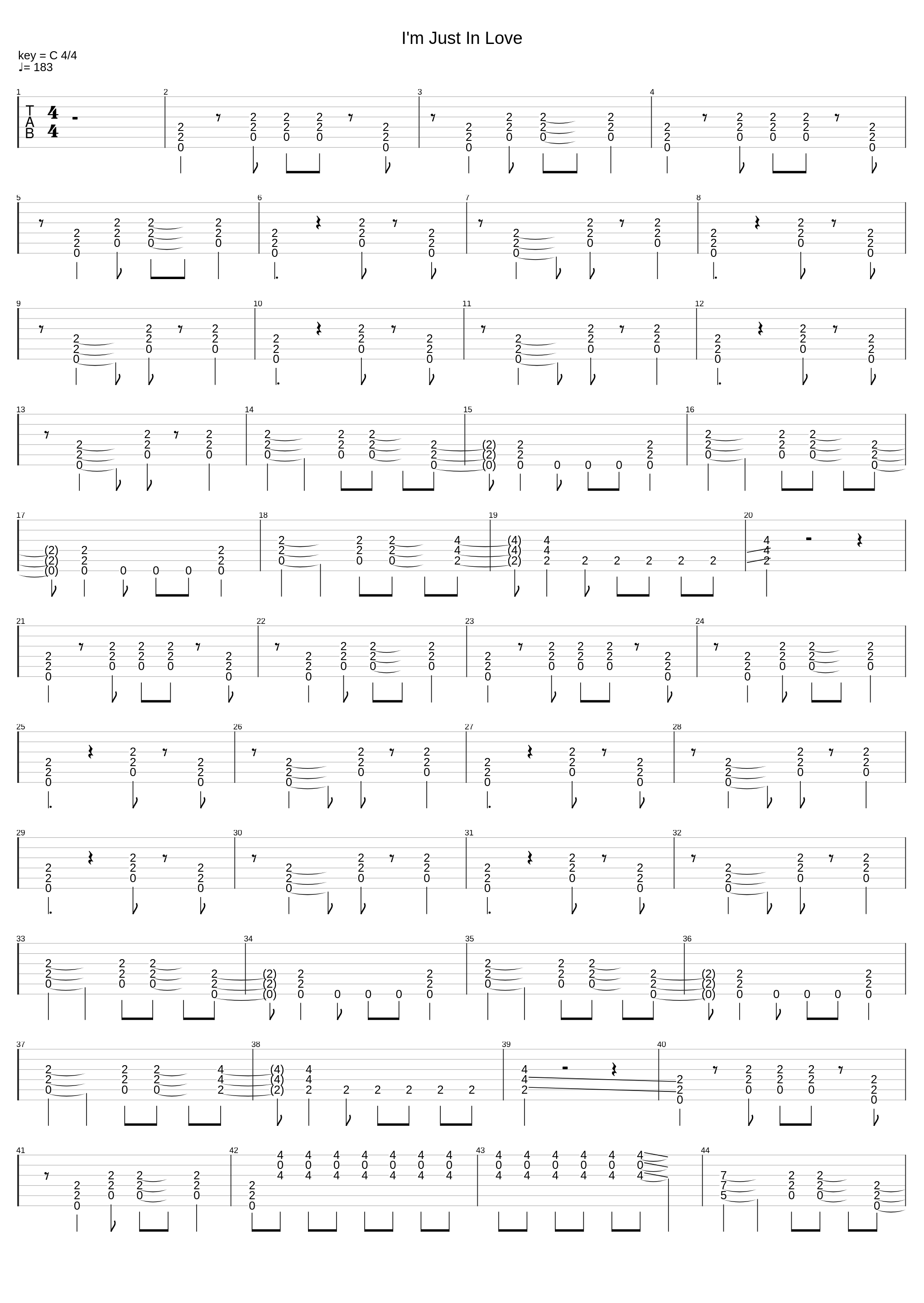 I'm Just In Love_Paul Gilbert_1