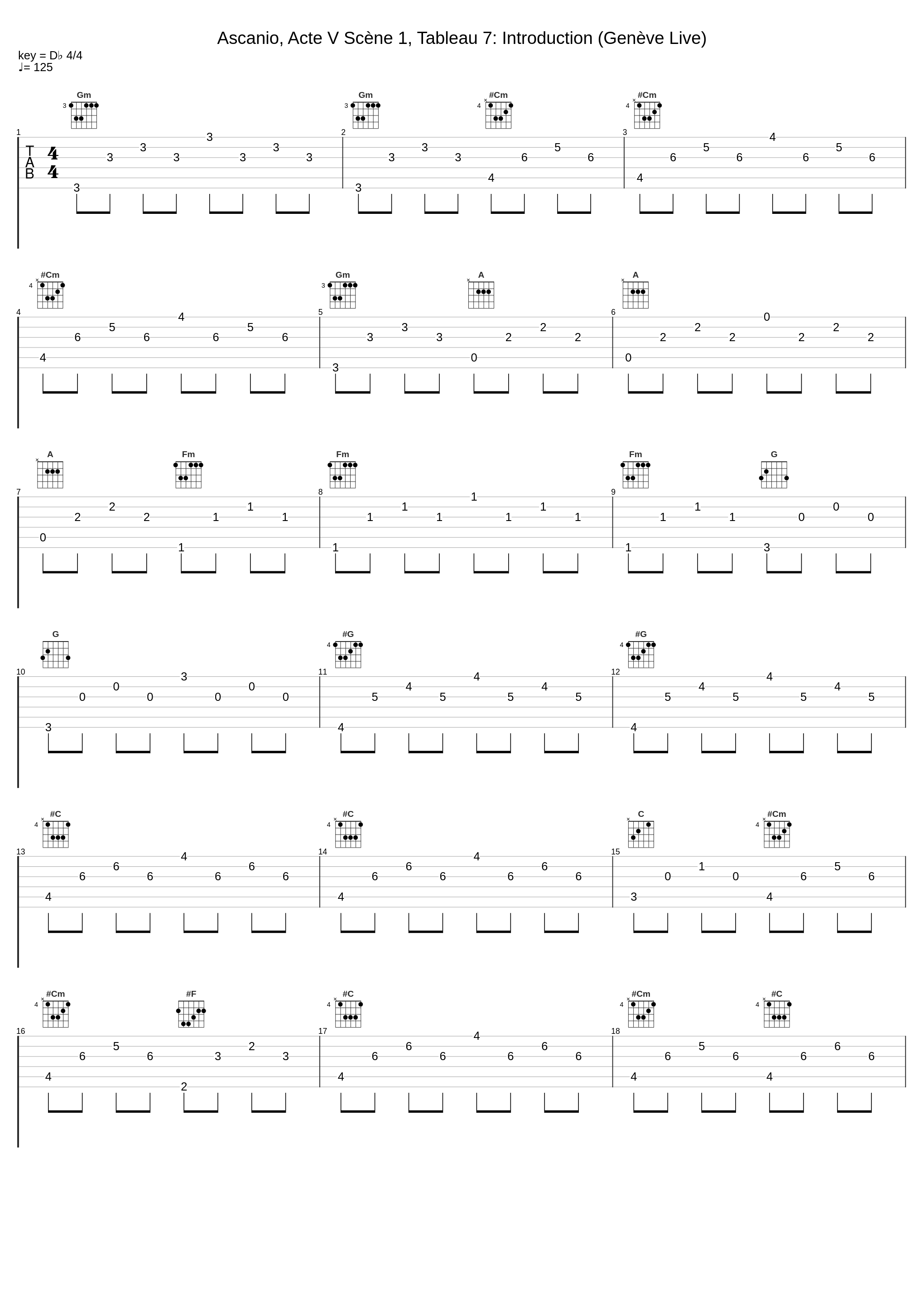 Ascanio, Acte V Scène 1, Tableau 7: Introduction (Genève Live)_Guillaume Tourniaire,Orchestre de la Haute école de musique de Genève,Camille Saint-Saëns,Louis Gallet_1