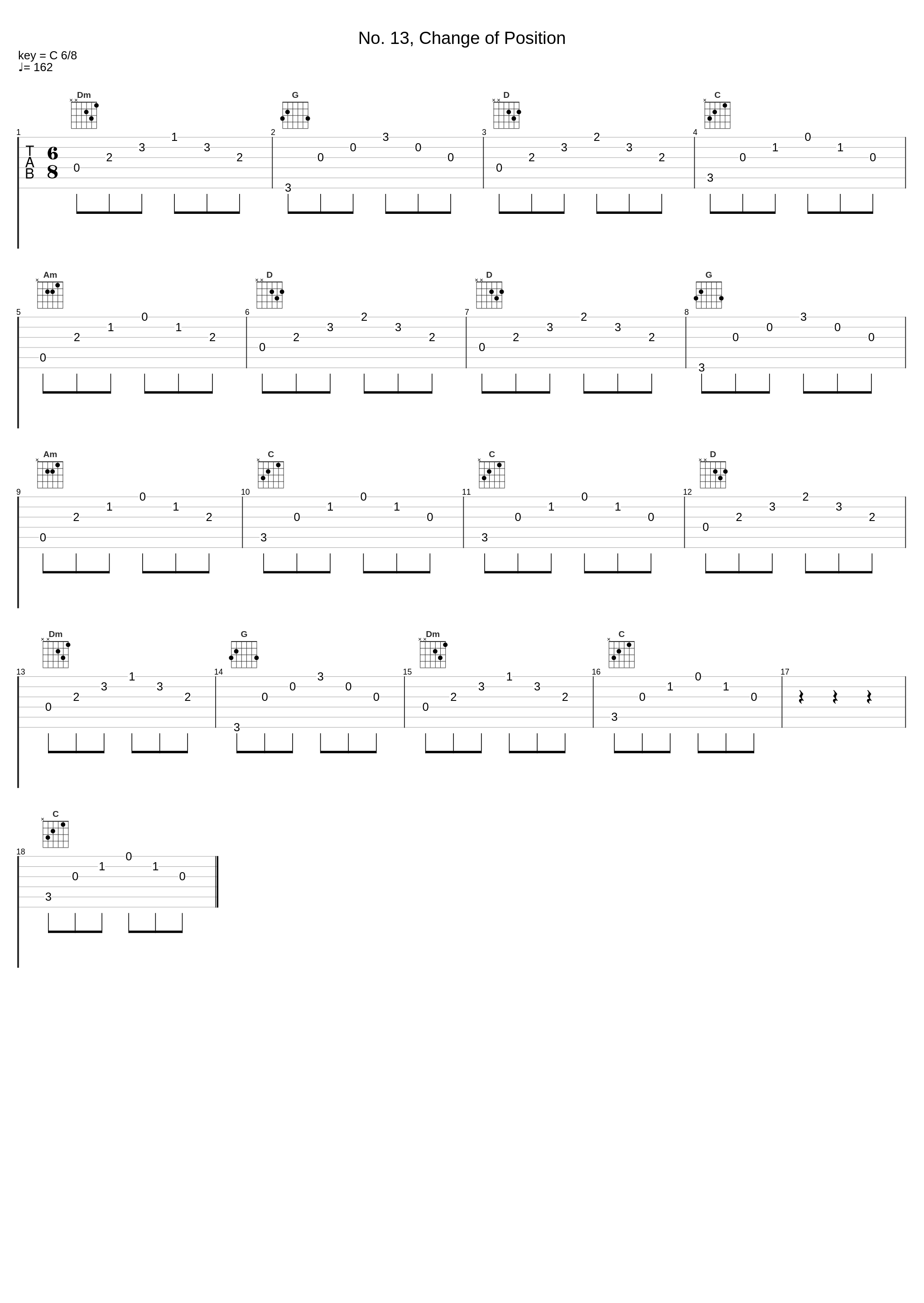 No. 13, Change of Position_György Sándor,Béla Bartók_1