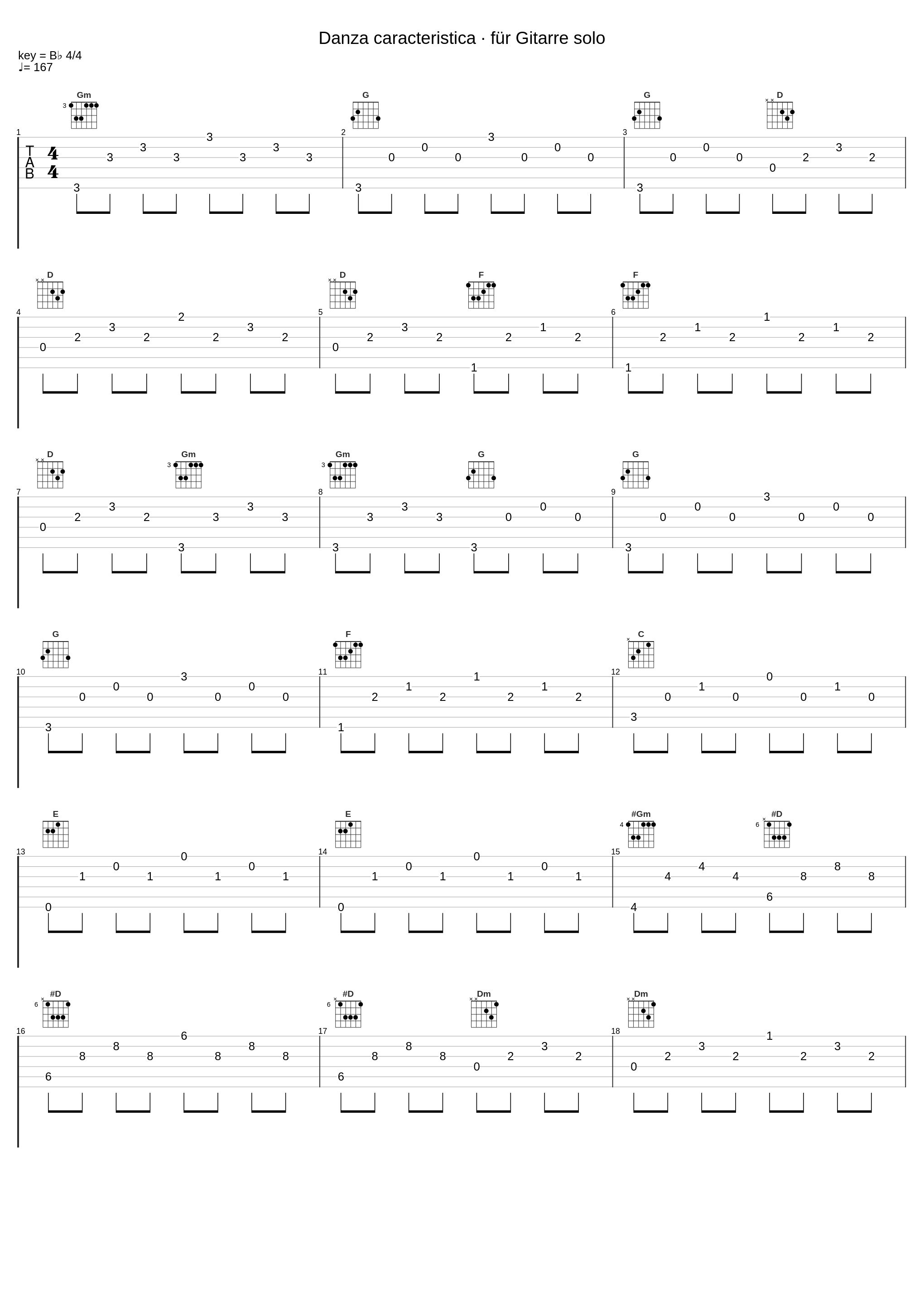 Danza caracteristica · für Gitarre solo_Manuel Barrueco_1