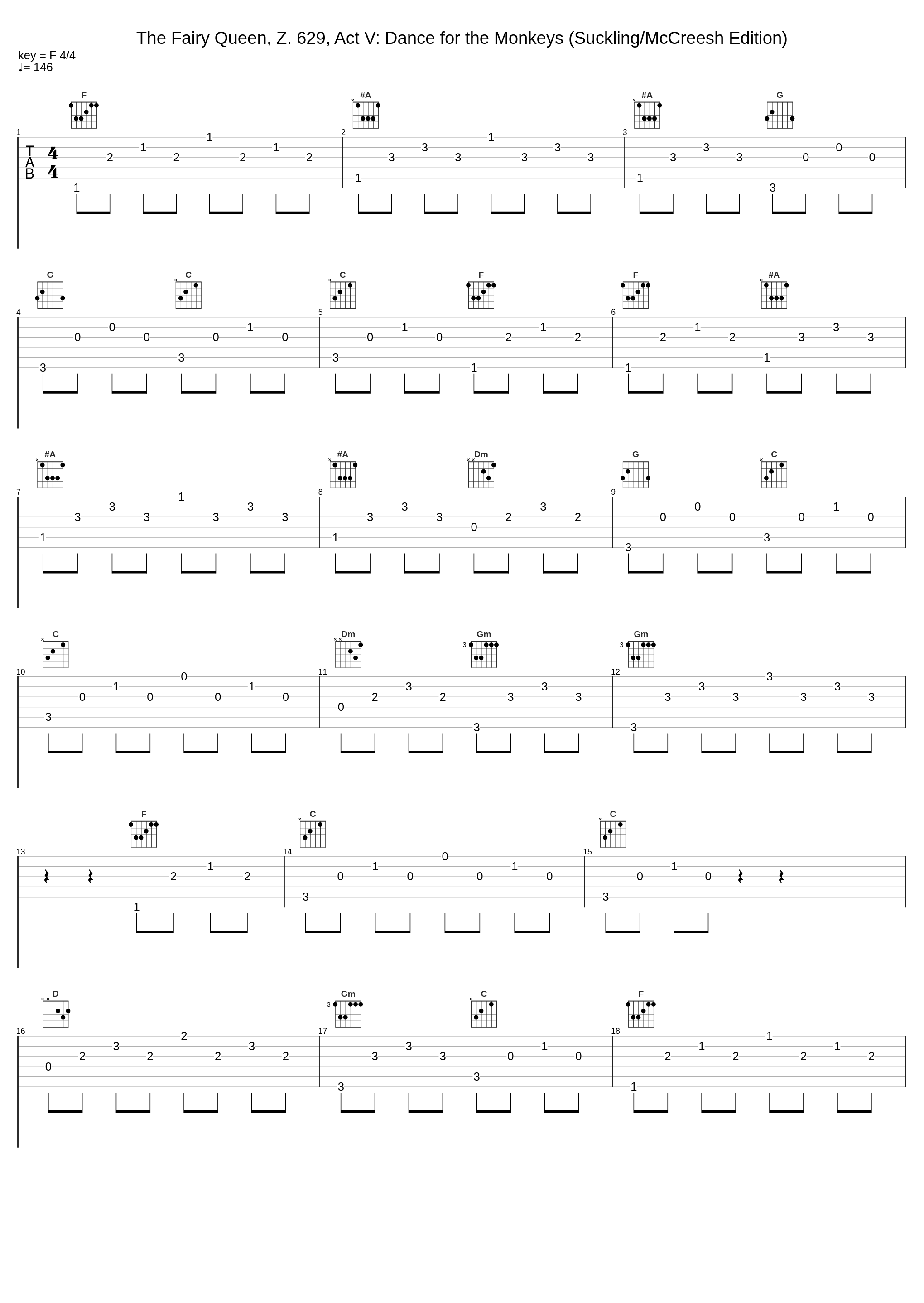 The Fairy Queen, Z. 629, Act V: Dance for the Monkeys (Suckling/McCreesh Edition)_Gabrieli,Paul McCreesh_1