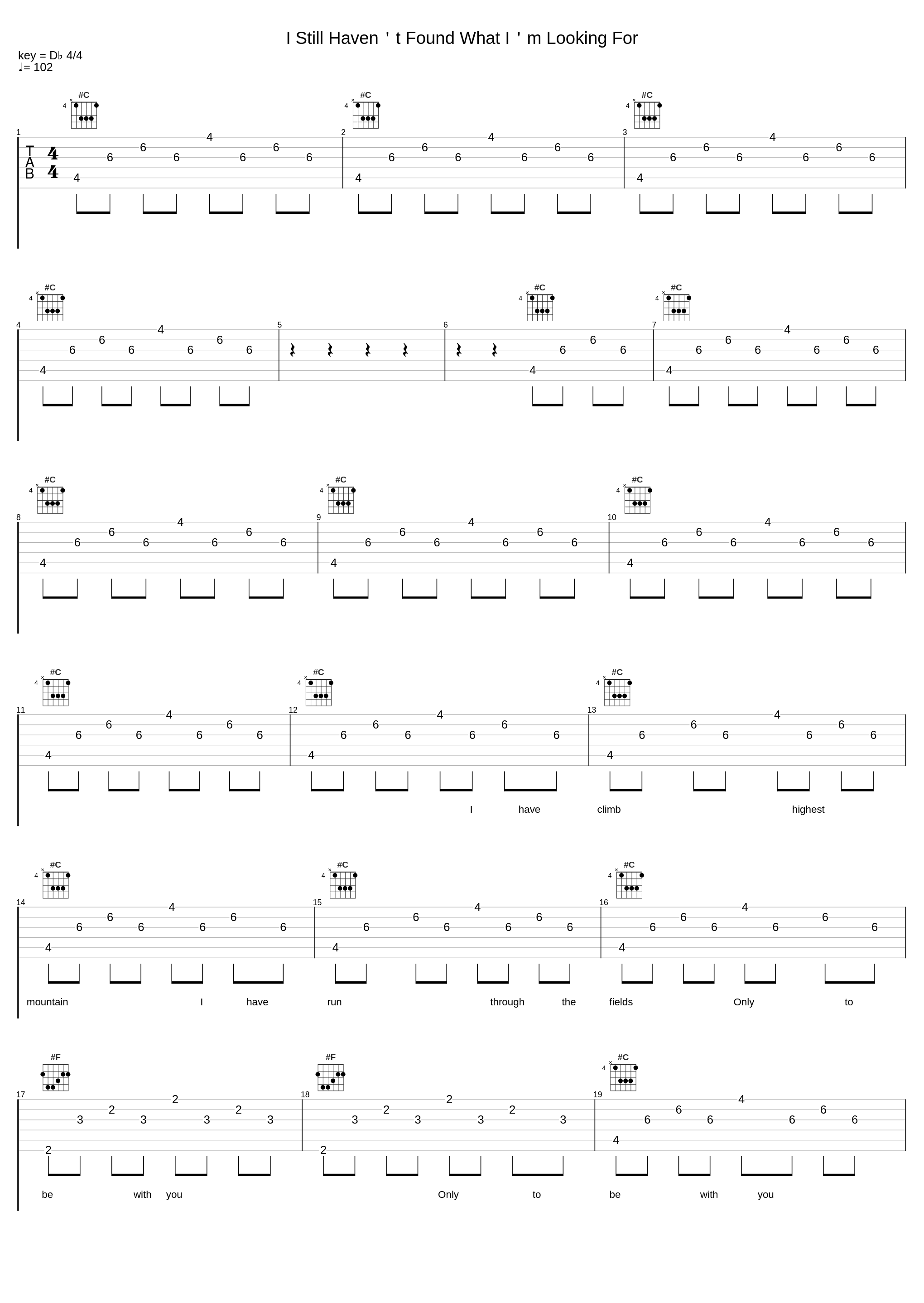 I Still Haven't Found What I'm Looking For_U2_1