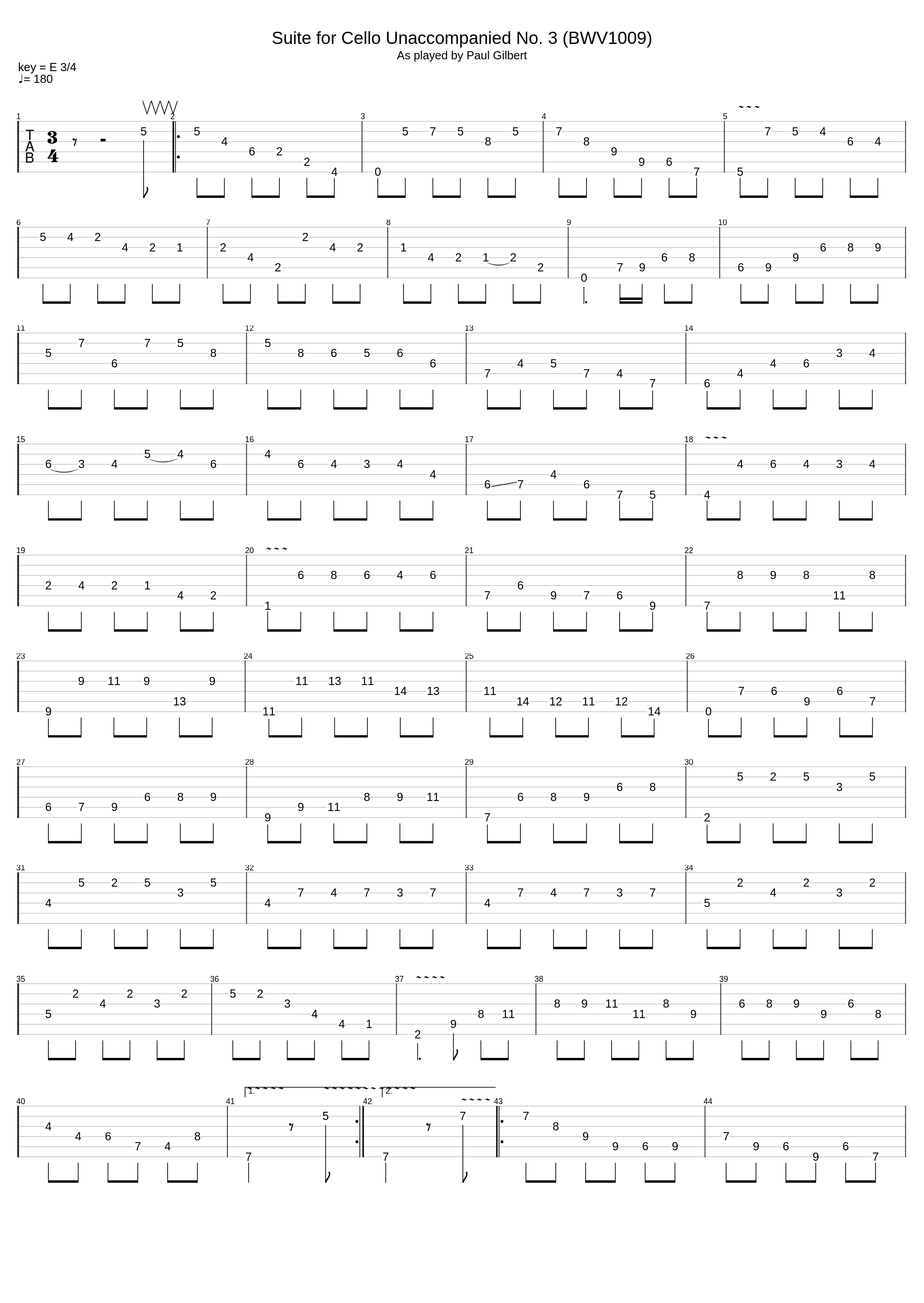 Suite For Cello No 3_Paul Gilbert_1