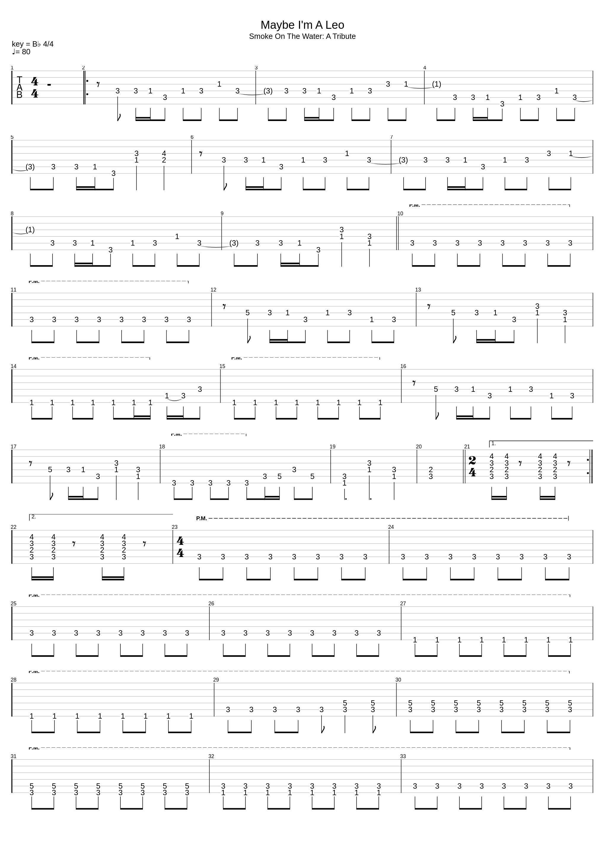 Maybe I'm A Leo_Paul Gilbert_1