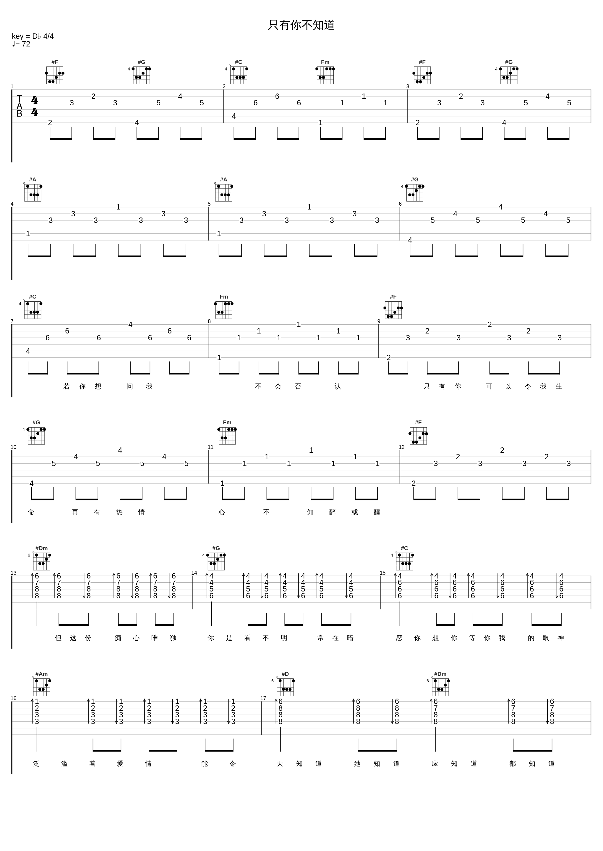 只有你不知道_张学友_1