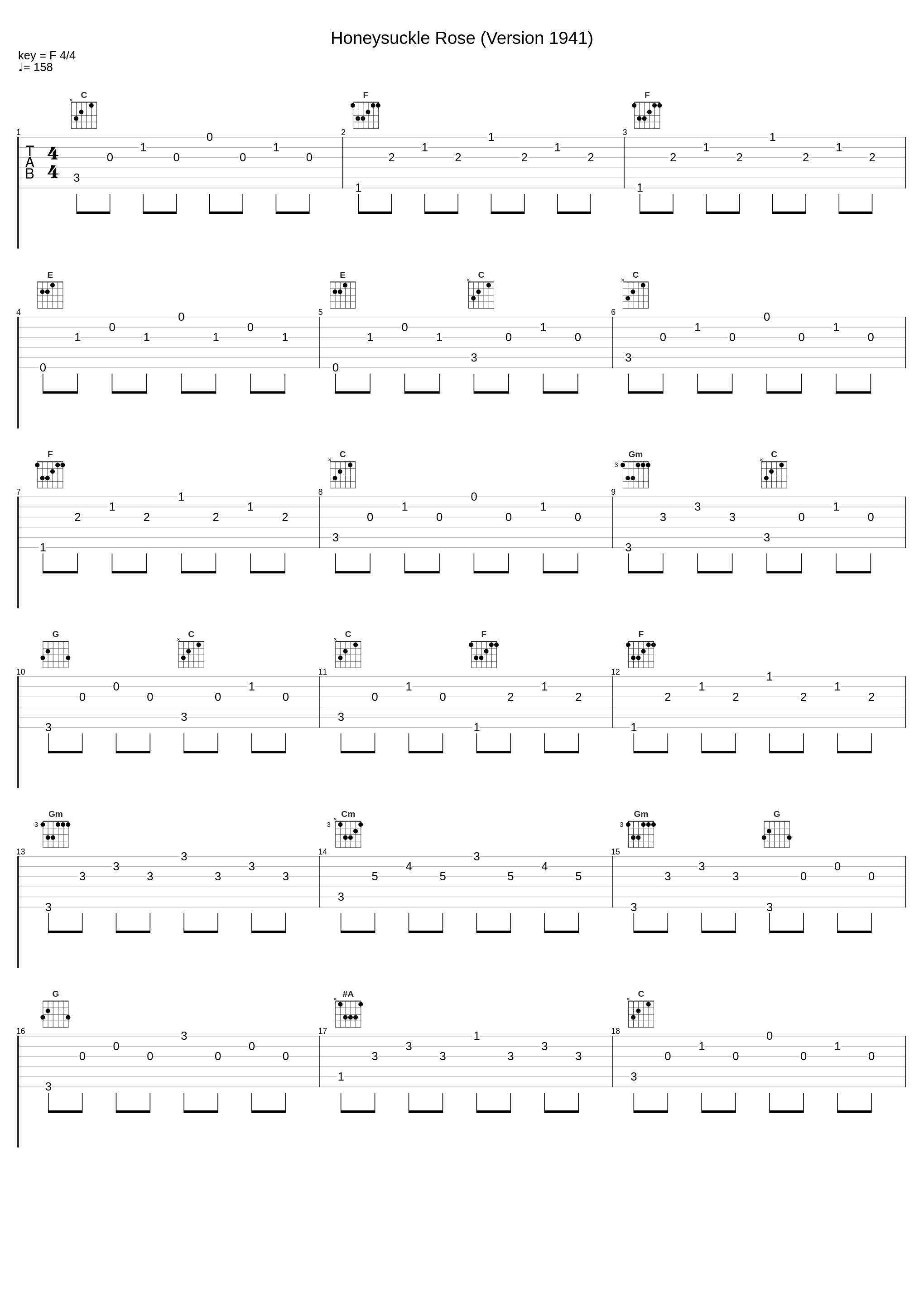 Honeysuckle Rose (Version 1941)_Fats Waller_1