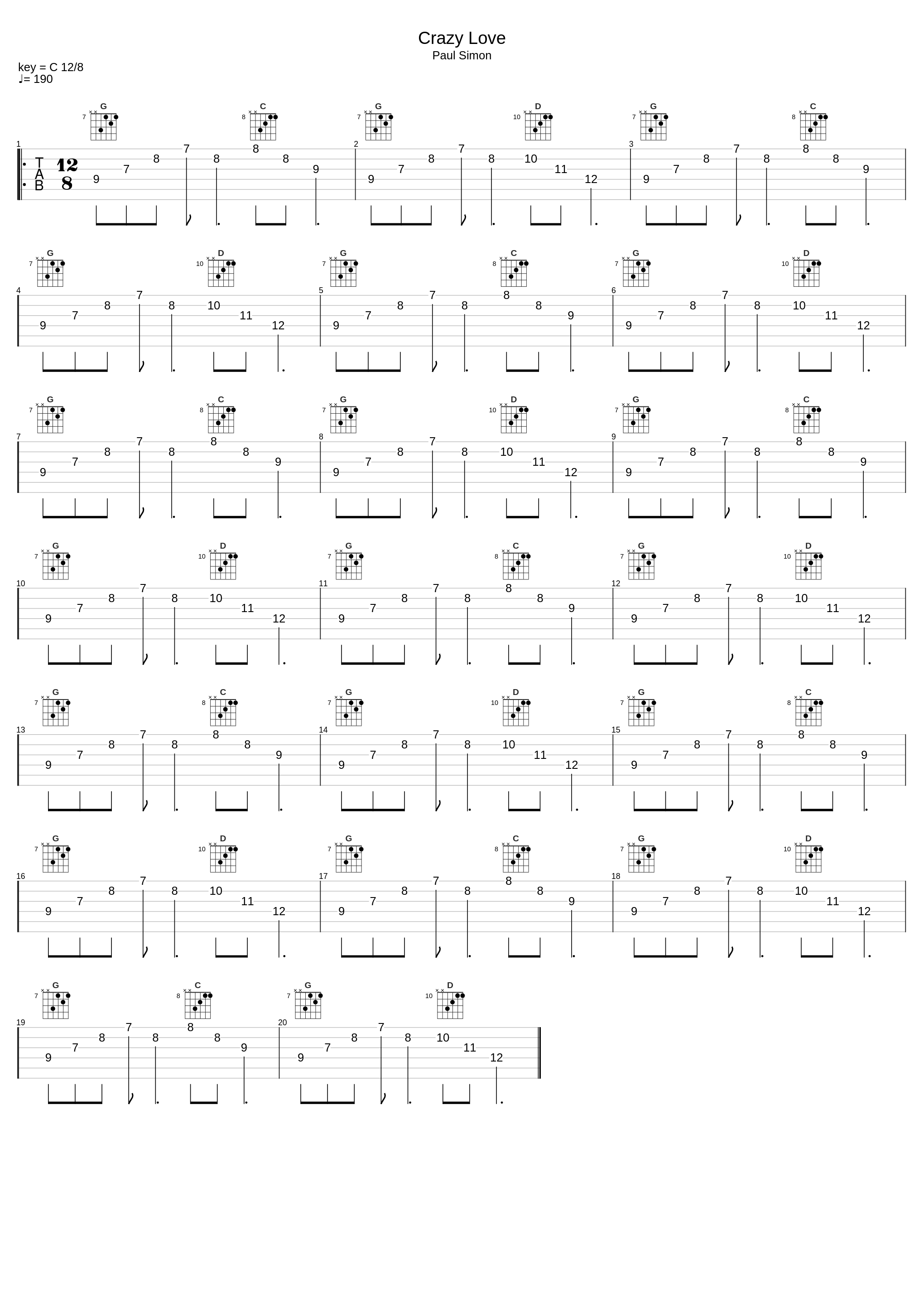 Crazy Love_Paul Simon_1