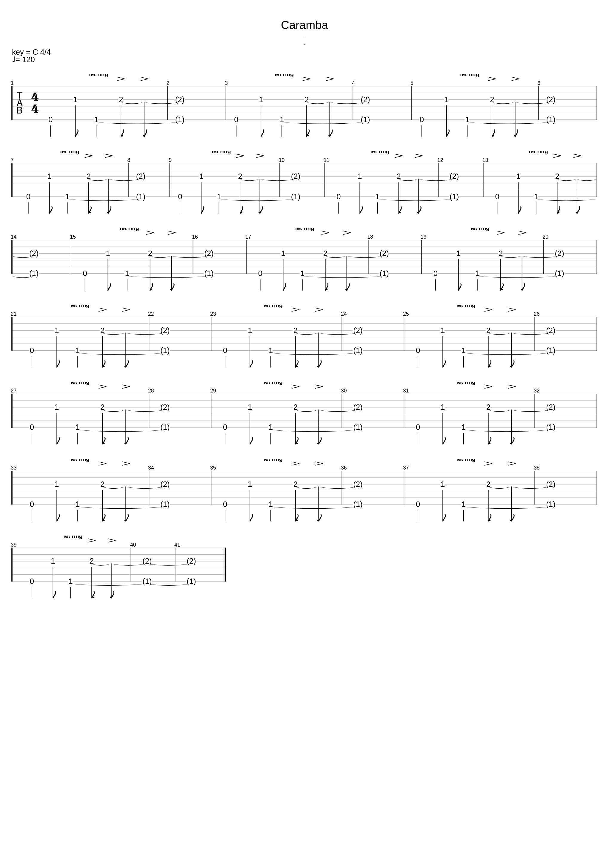 Caramba_Nothing To Listen_1