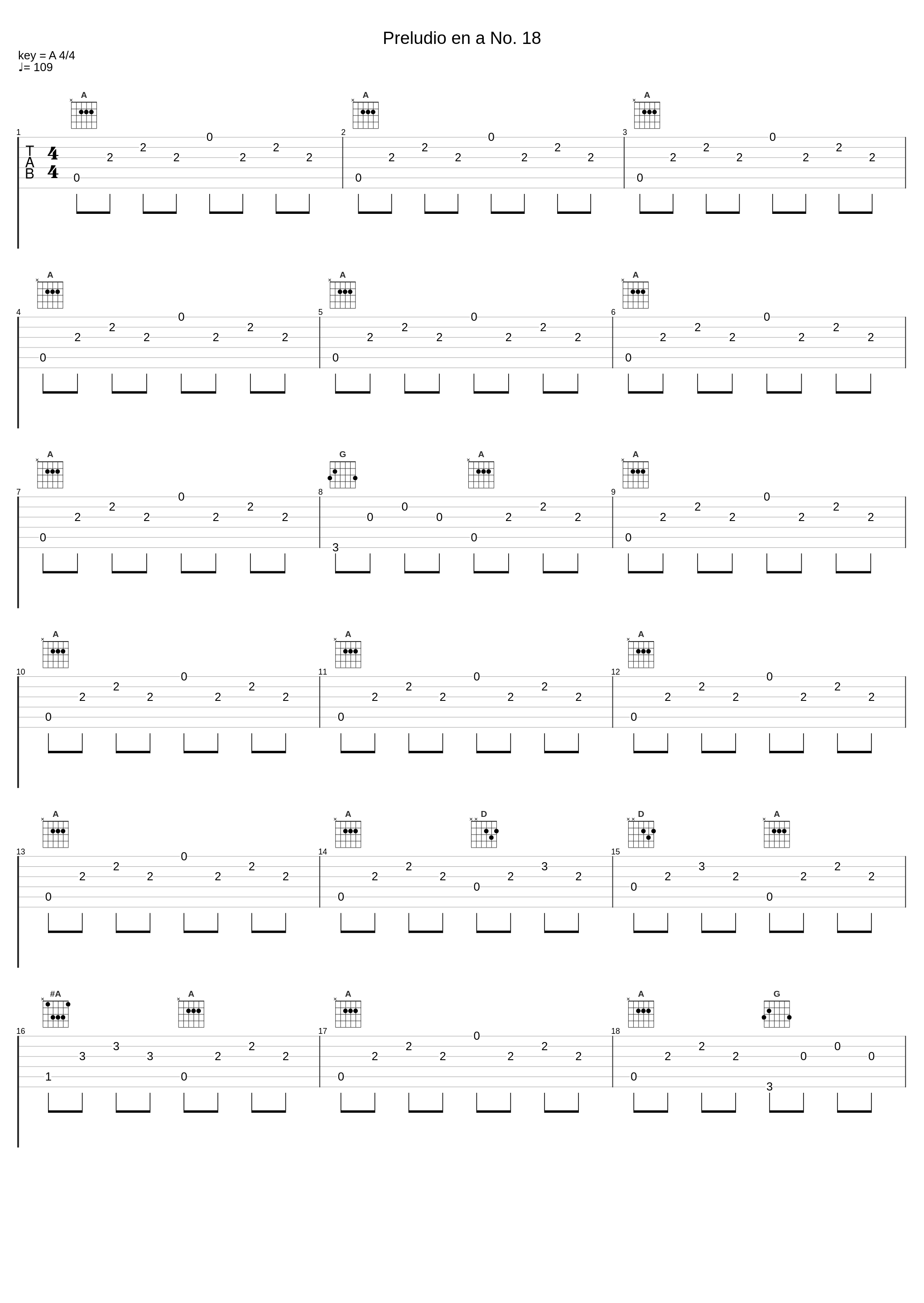 Preludio en a No. 18_Marcos Marin,Manuel Ponce_1