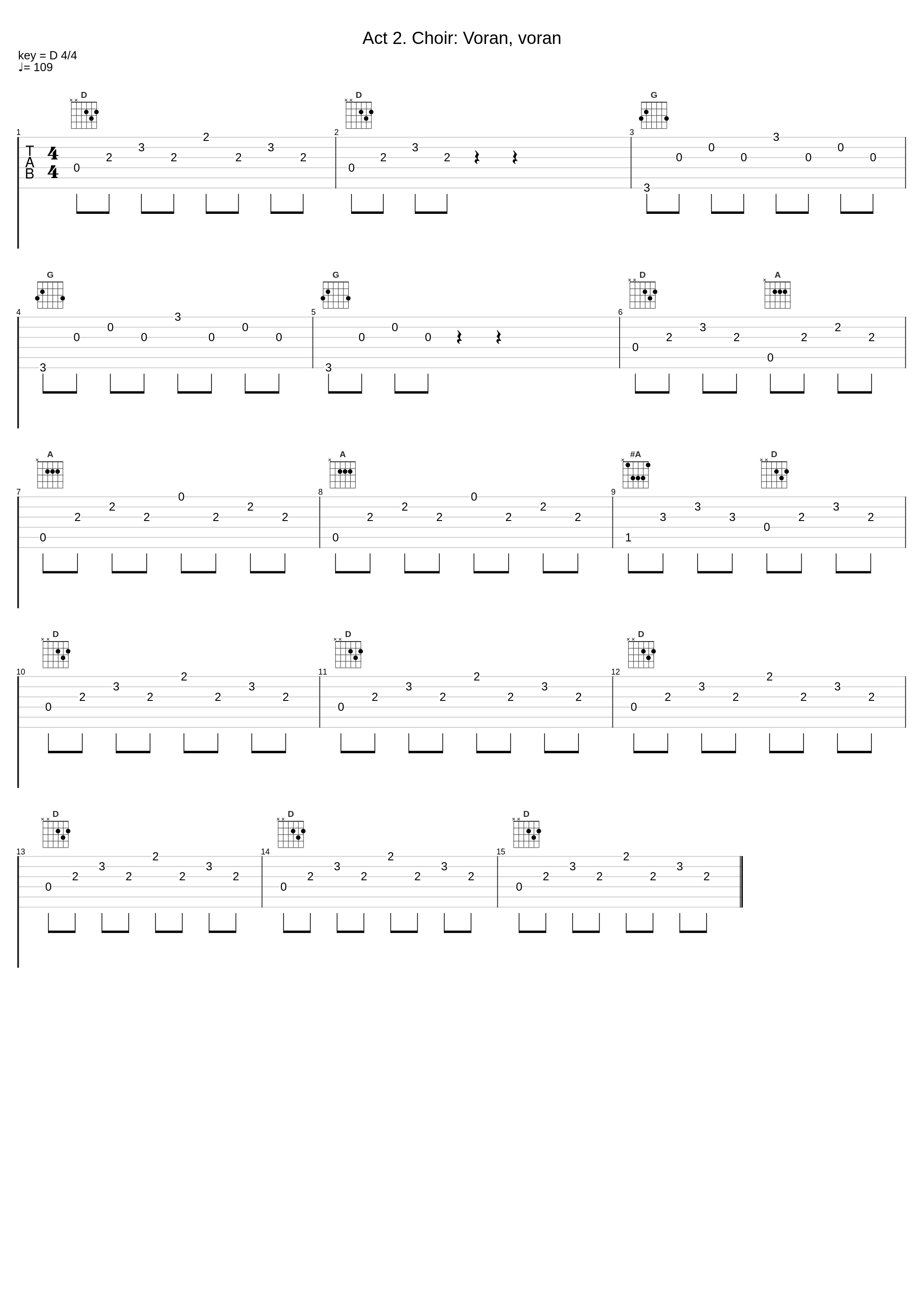 Act 2. Choir: Voran, voran_George Friedrich Handel_1