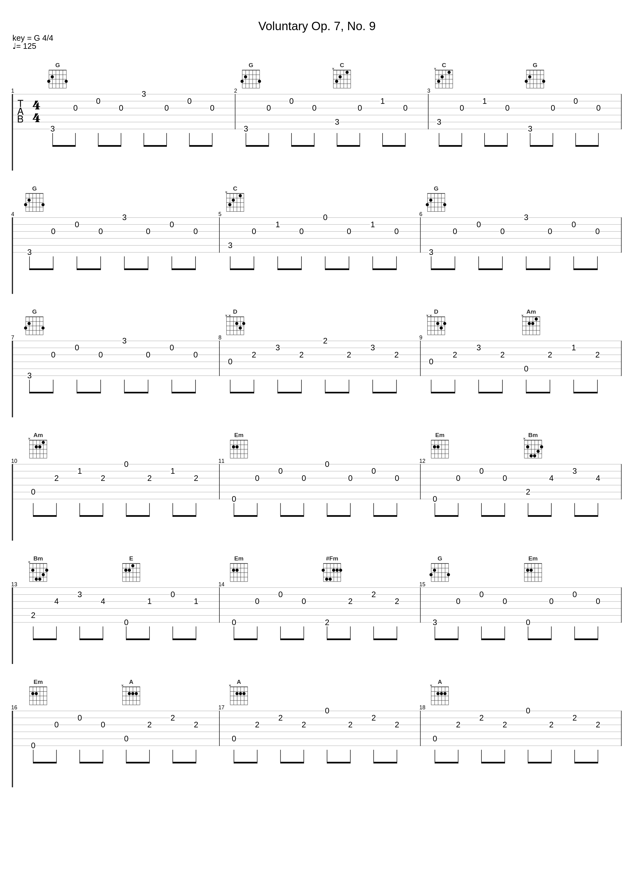 Voluntary Op. 7, No. 9_John Stanley,Thurston Dart_1