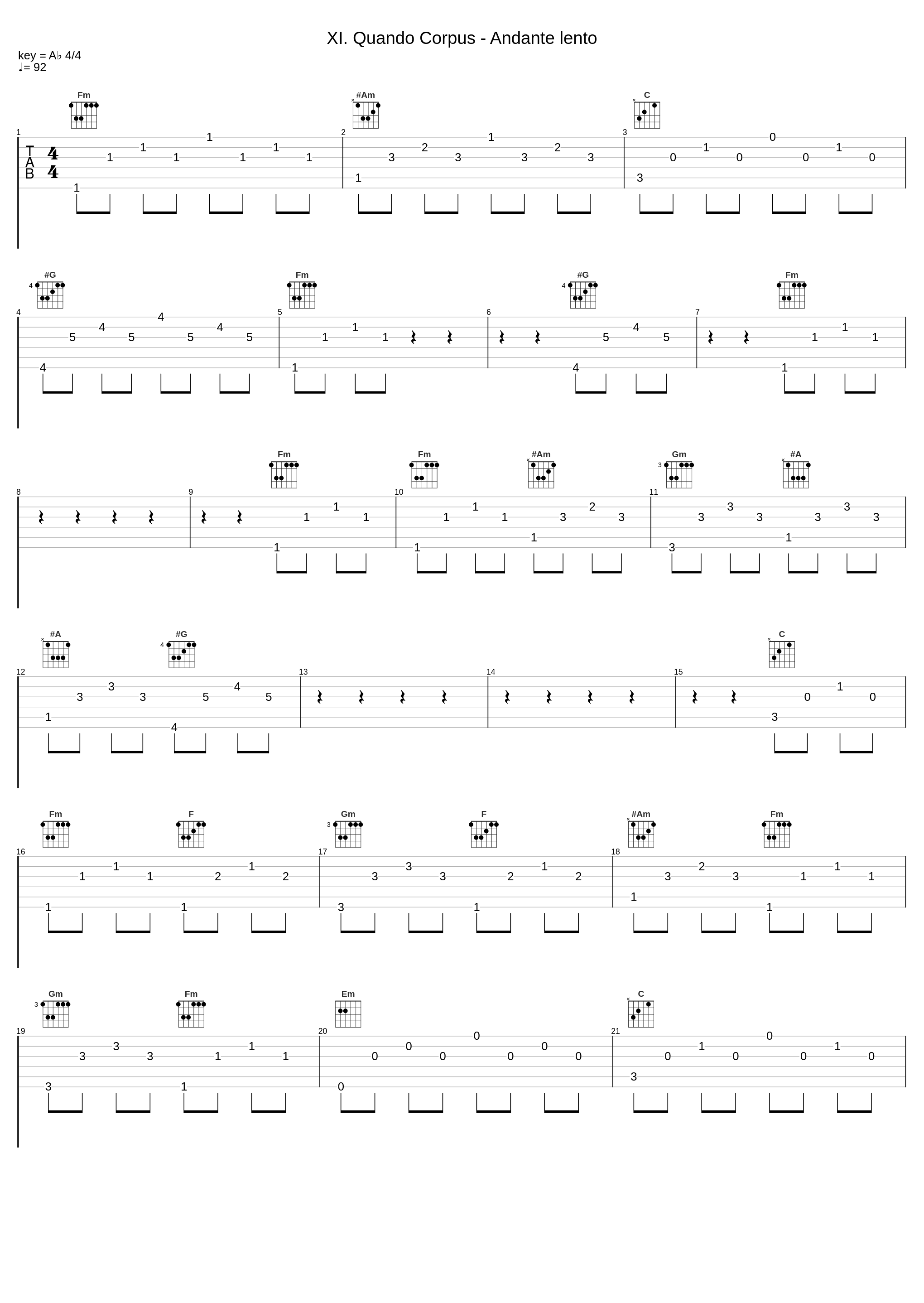 XI. Quando Corpus - Andante lento_il Quartettone,Tatiana Korovina,Carlo De Martini,Luigi Boccherini,Jacopone da Todi_1