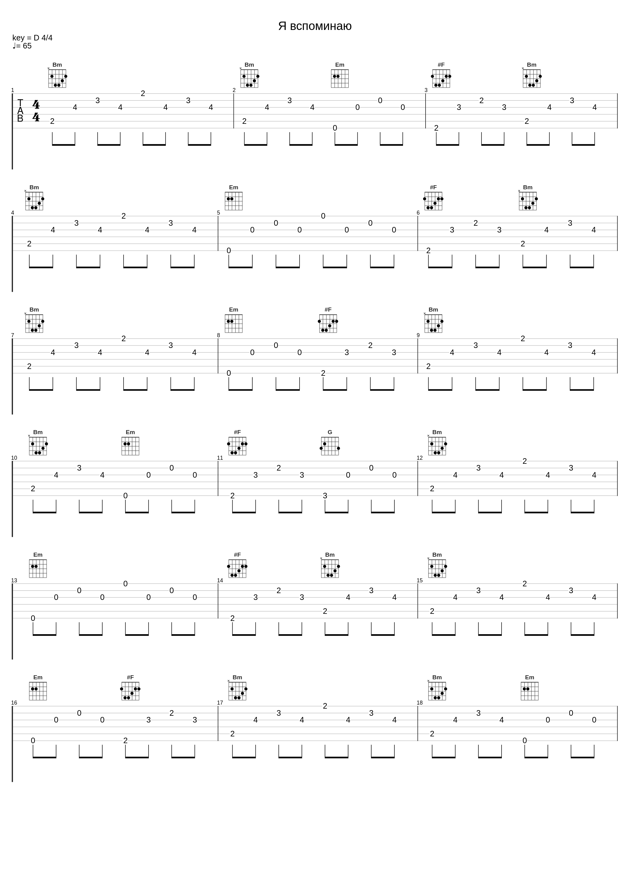 Я вспоминаю_Nеизвестный Исполнитель_1