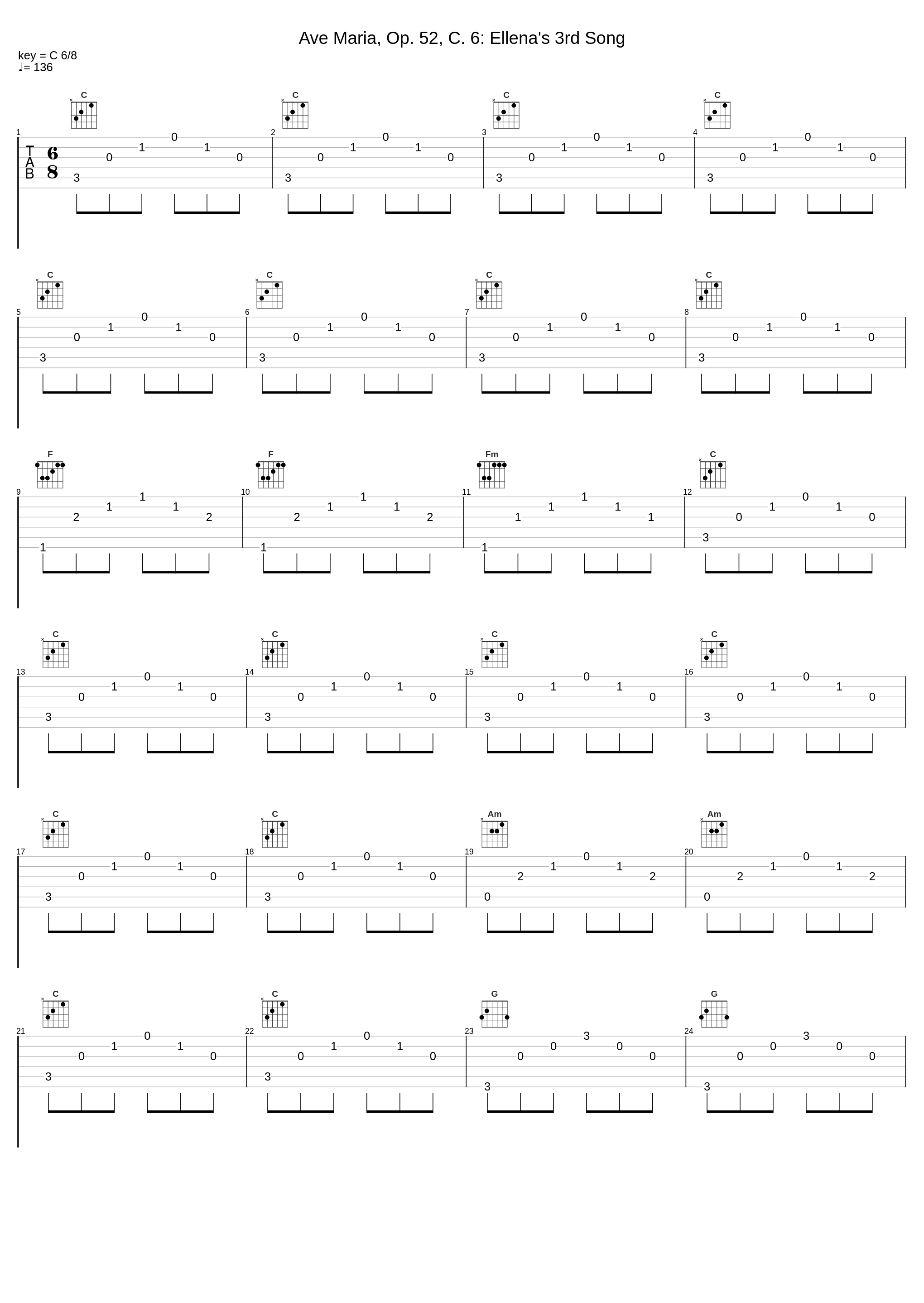 Ave Maria, Op. 52, C. 6: Ellena's 3rd Song_Josef Suk_1