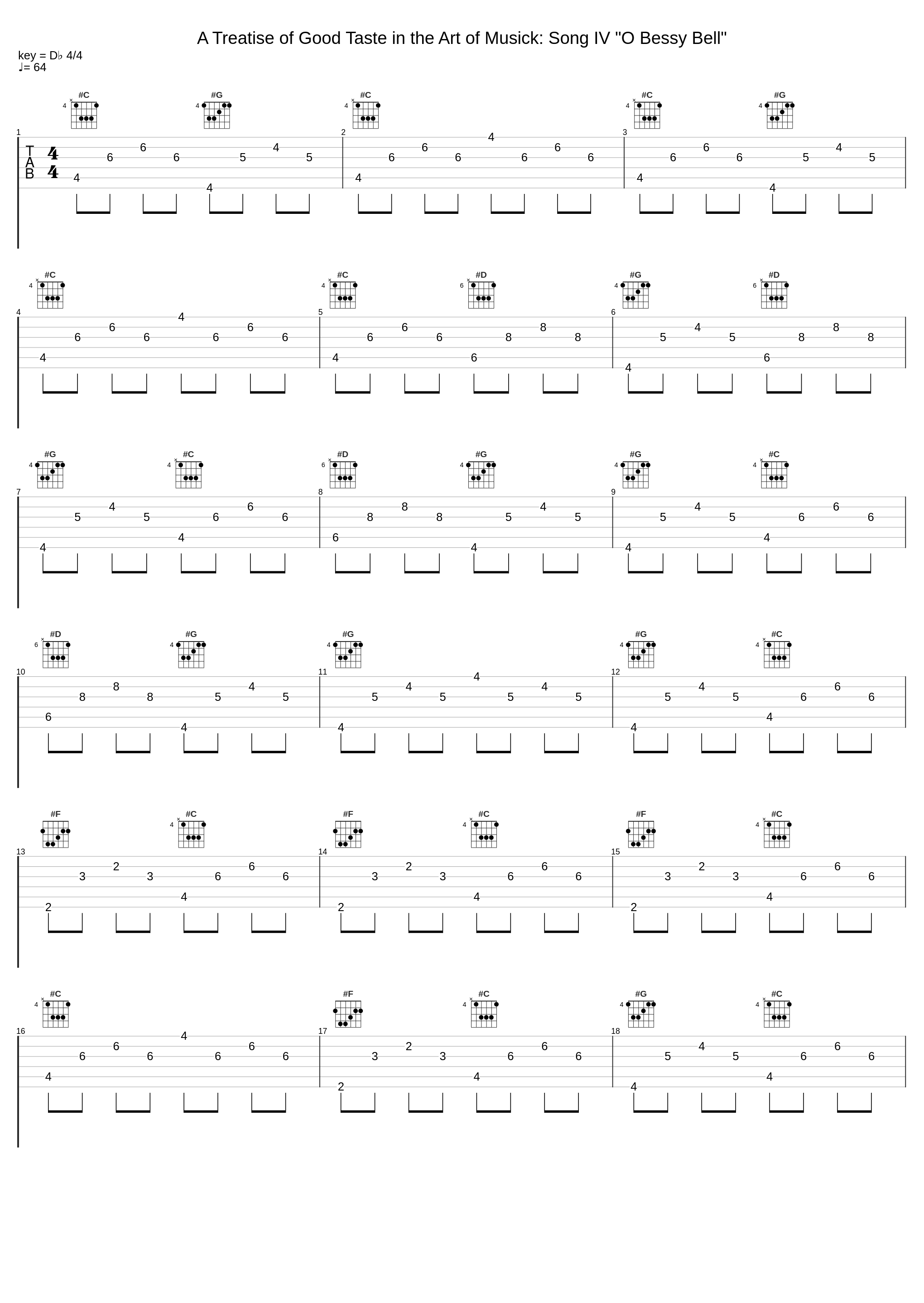 A Treatise of Good Taste in the Art of Musick: Song IV "O Bessy Bell"_Bruno Cocset,Les Basses Réunies,Francesco Geminiani_1