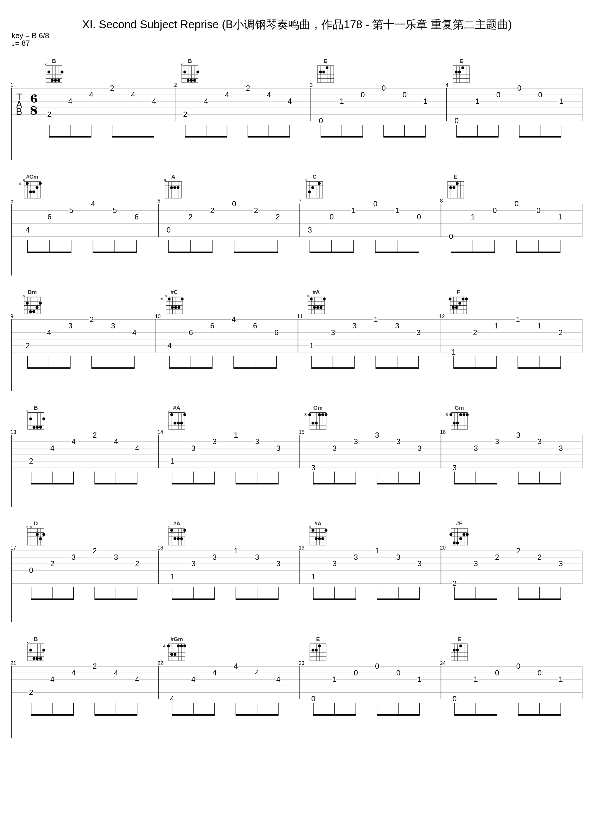 XI. Second Subject Reprise (B小调钢琴奏鸣曲，作品178 - 第十一乐章 重复第二主题曲)_Leslie Howard_1