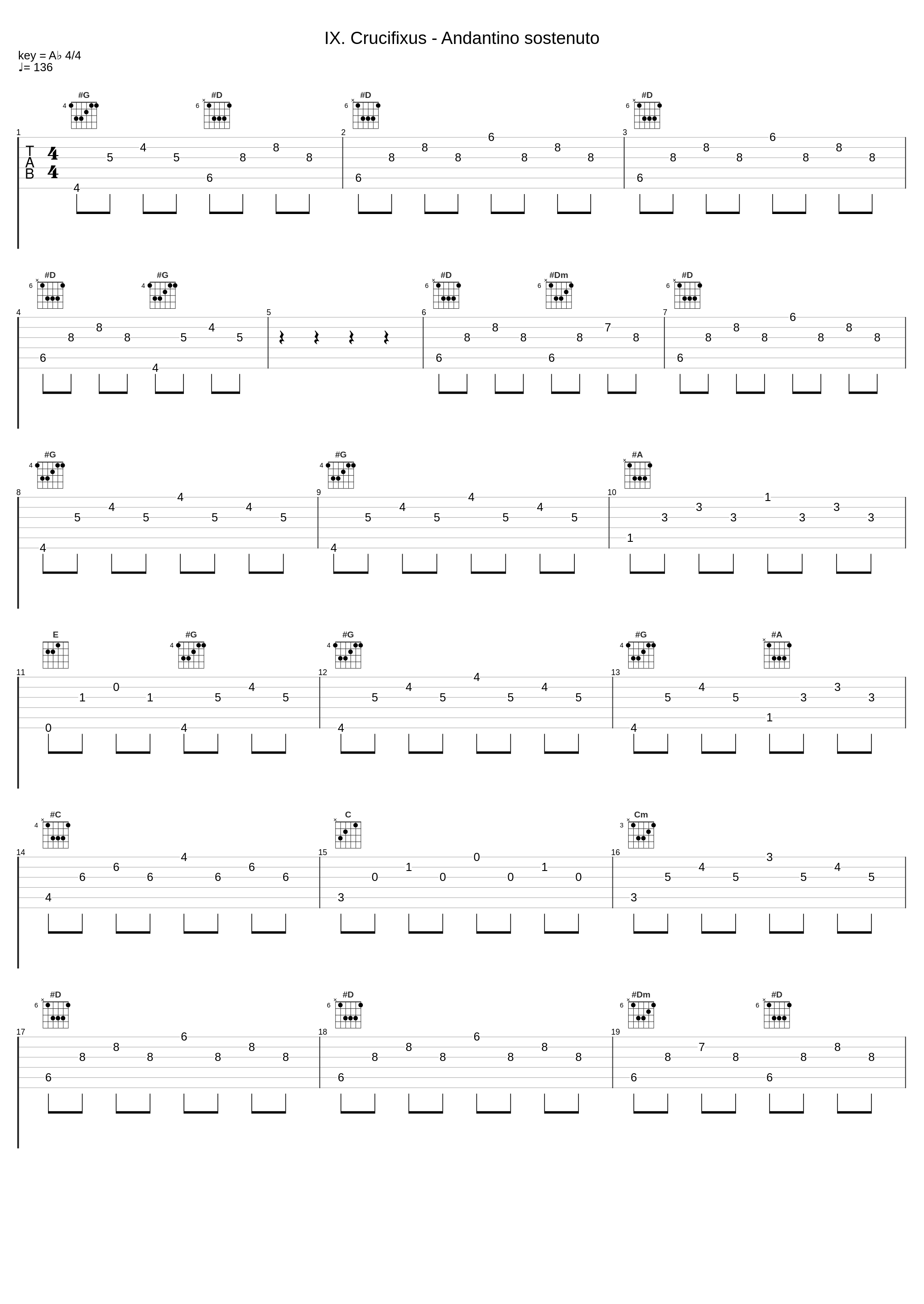 IX. Crucifixus - Andantino sostenuto_Coro Accademia,Bruno Casoni,Cristina Rubin,Brigitte Balleys,Ernesto Palacio,Francesco Ellero D’Artegna,Gioachino Rossini_1