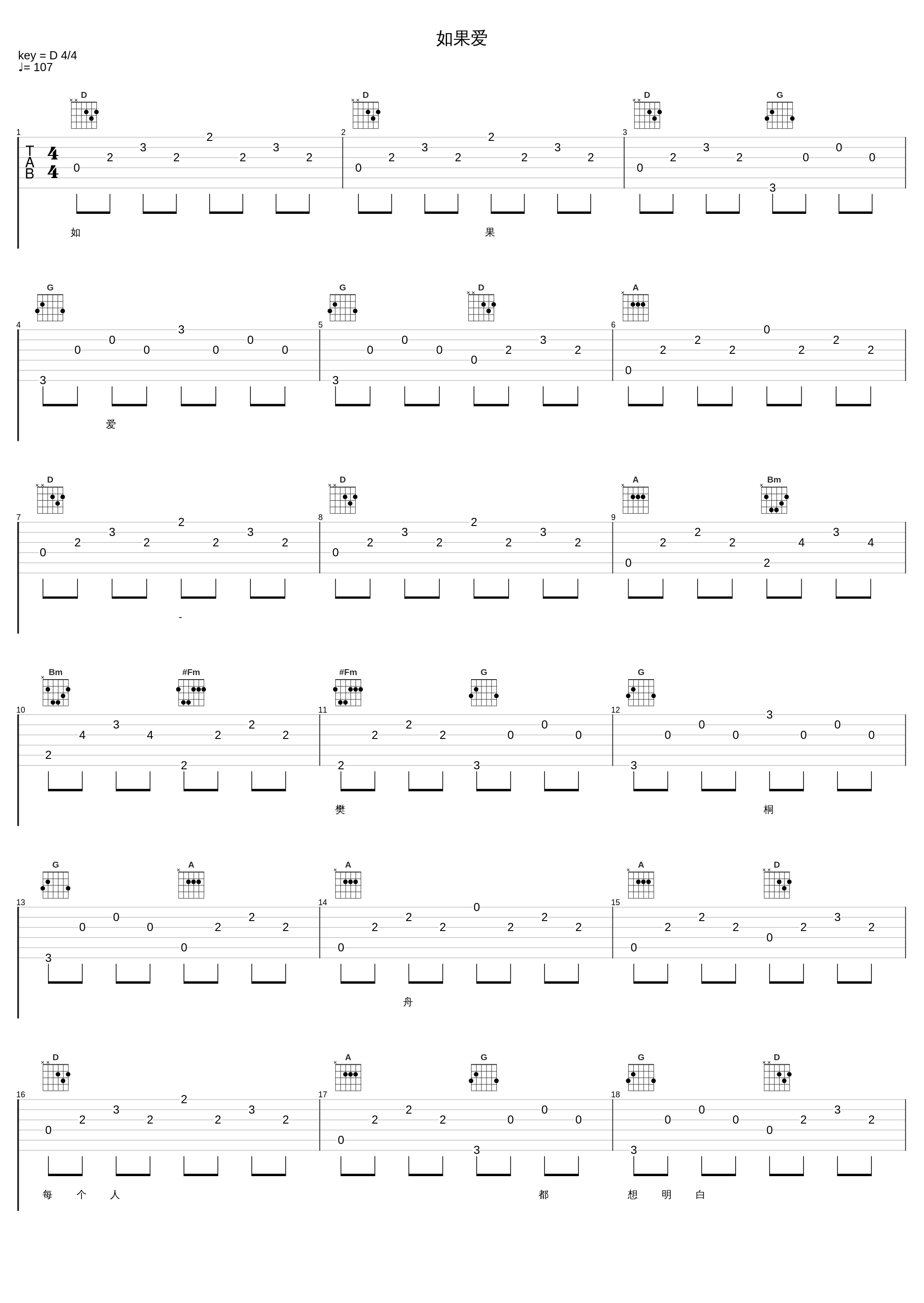 如果爱_樊桐舟_1