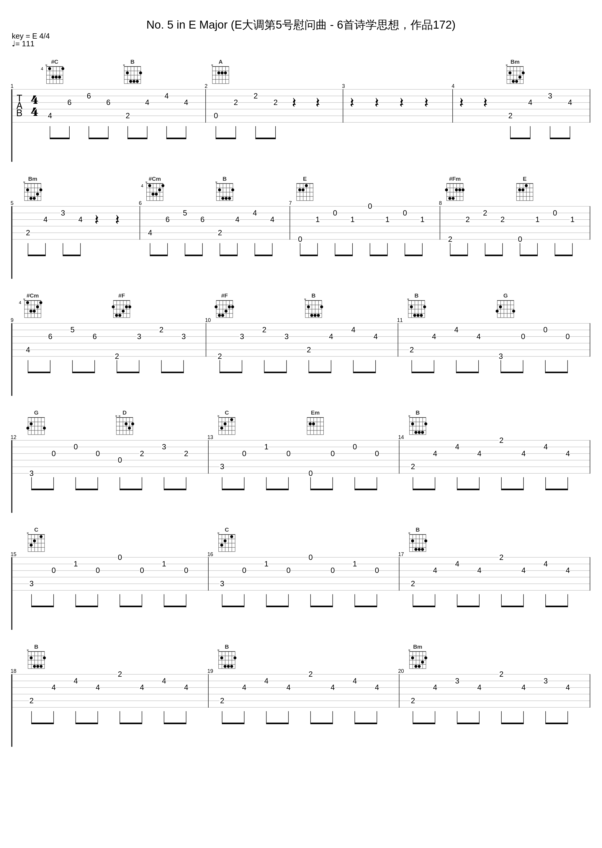 No. 5 in E Major (E大调第5号慰问曲 - 6首诗学思想，作品172)_Leslie Howard_1