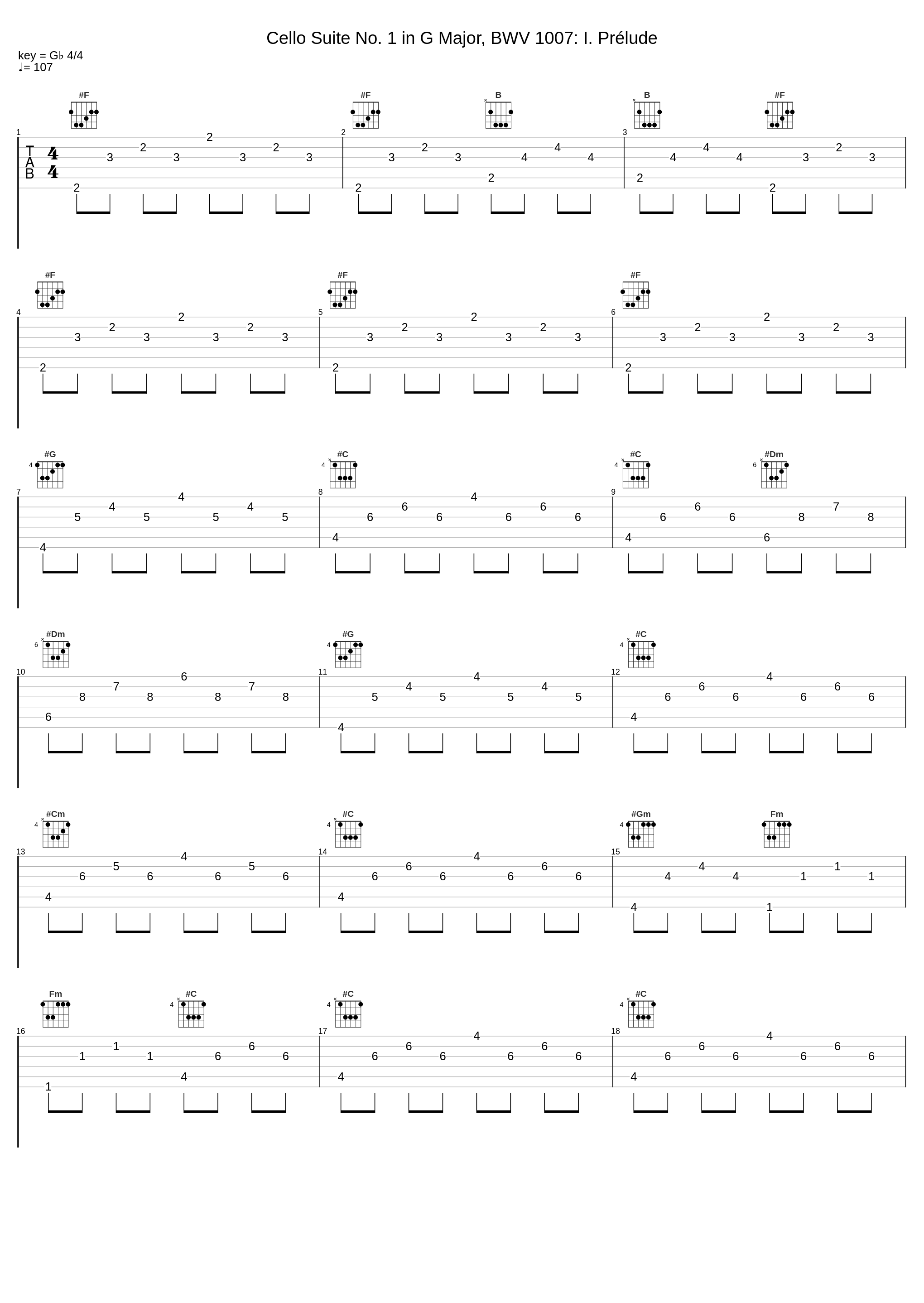 Cello Suite No. 1 in G Major, BWV 1007: I. Prélude_Bruno Cocset,Johann Sebastian Bach_1