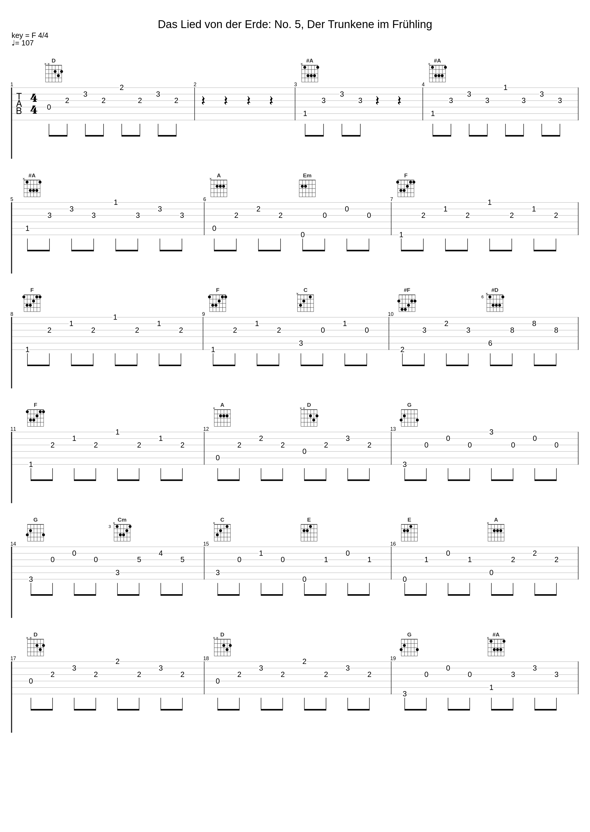 Das Lied von der Erde: No. 5, Der Trunkene im Frühling_Julius Patzak,Wiener Philharmoniker,Bruno Walter_1