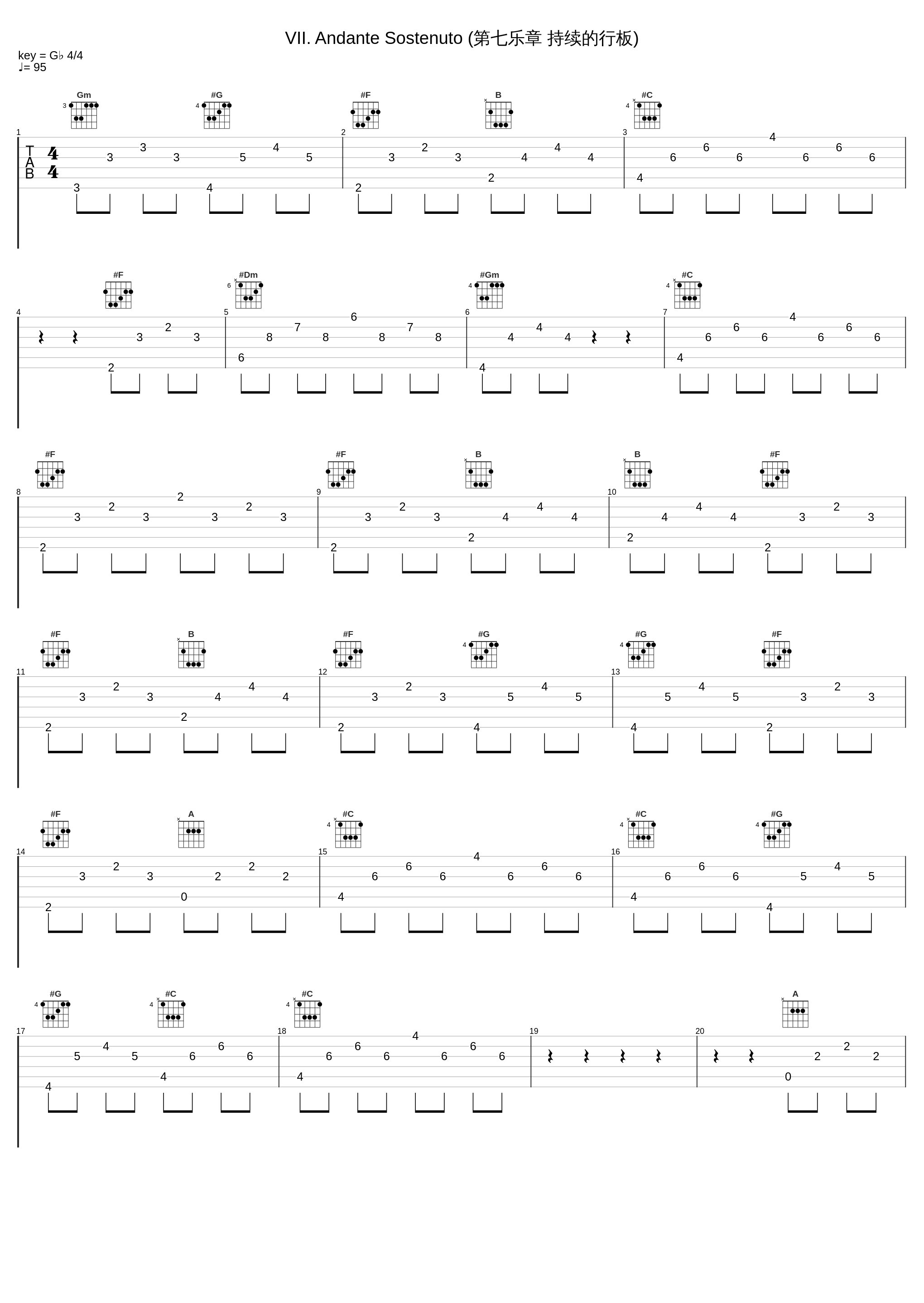 VII. Andante Sostenuto (第七乐章 持续的行板)_Leslie Howard_1