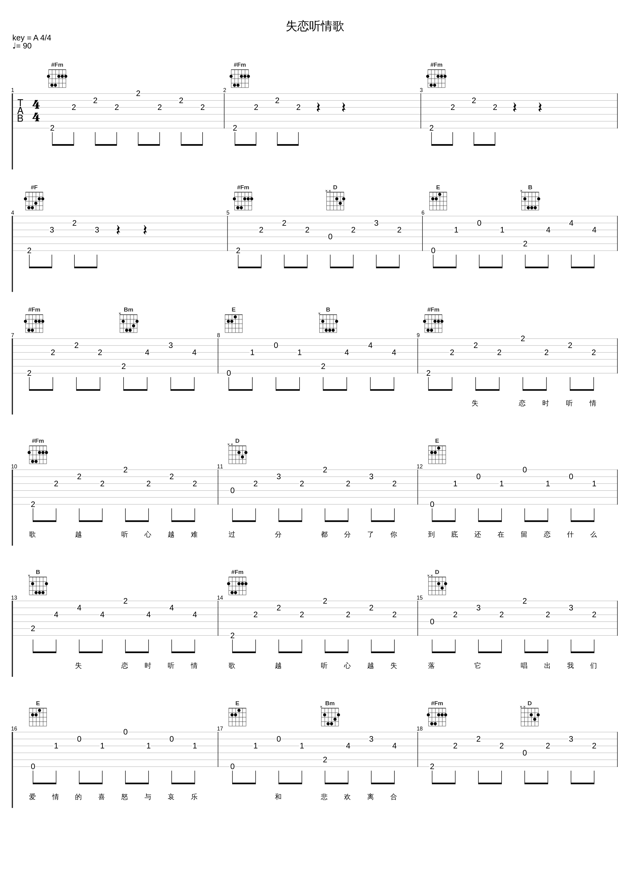 失恋听情歌_六哲,贺敬轩_1