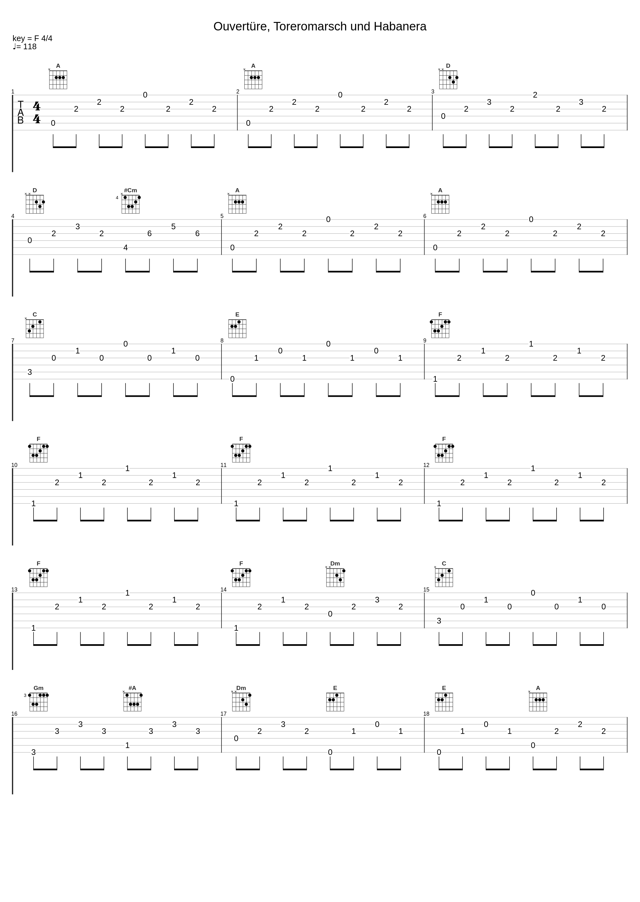 Ouvertüre, Toreromarsch und Habanera_Fischerchöre,Orchester Gotthilf Fischer,Gotthilf Fischer_1