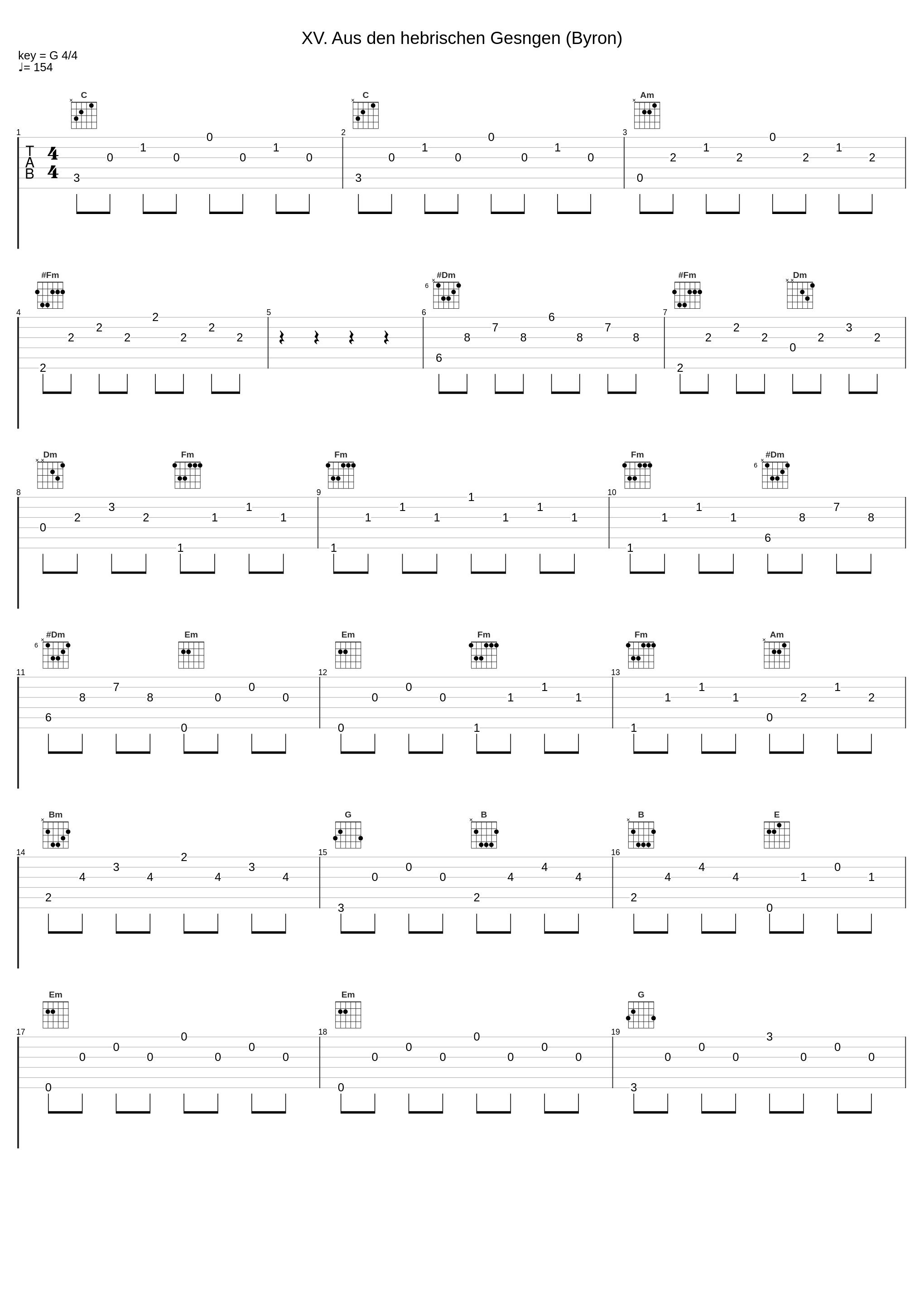 XV. Aus den hebrischen Gesngen (Byron)_Helmut Deutsch,Robert Schumann_1