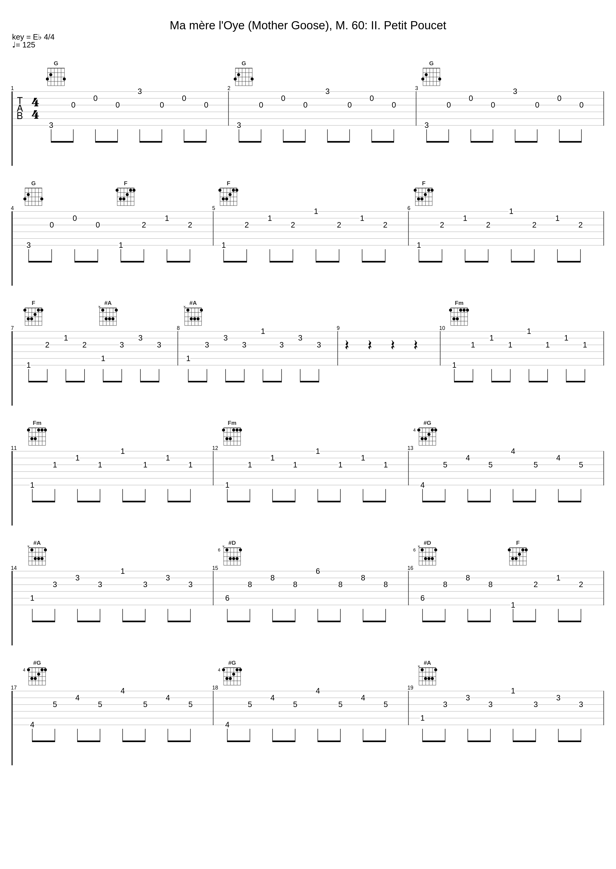 Ma mère l'Oye (Mother Goose), M. 60: II. Petit Poucet_Walter Rinaldi,Franz Liszt_1