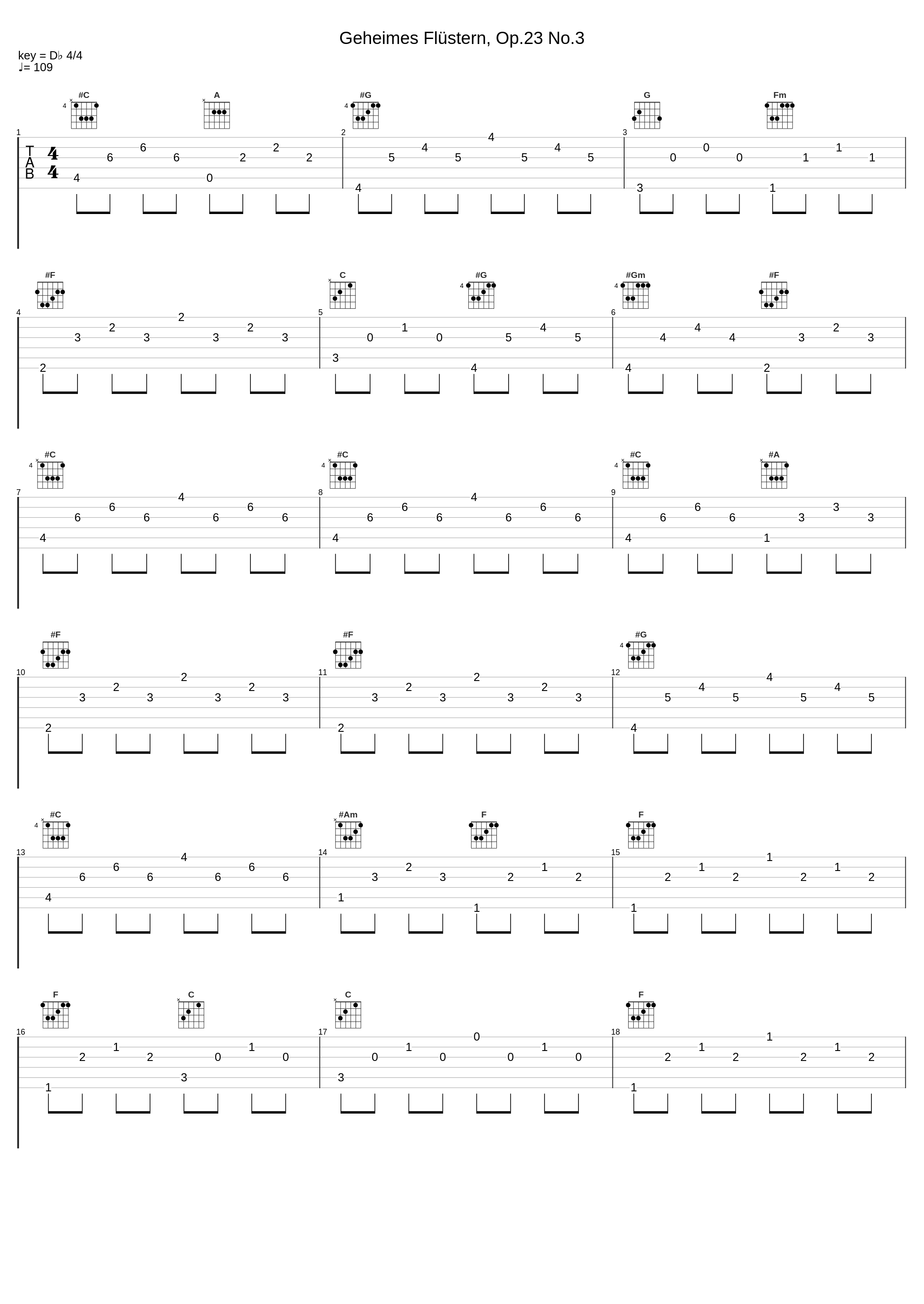 Geheimes Flüstern, Op.23 No.3_Leslie Howard_1