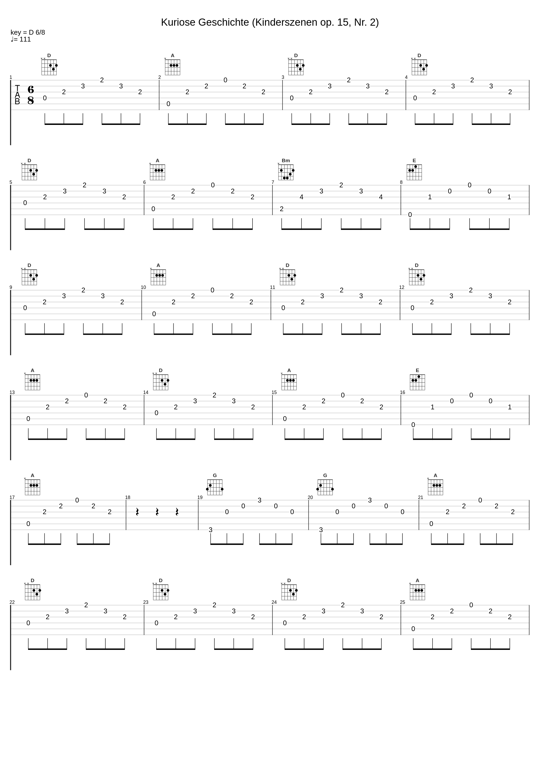 Kuriose Geschichte (Kinderszenen op. 15, Nr. 2)_Robert Schumann_1