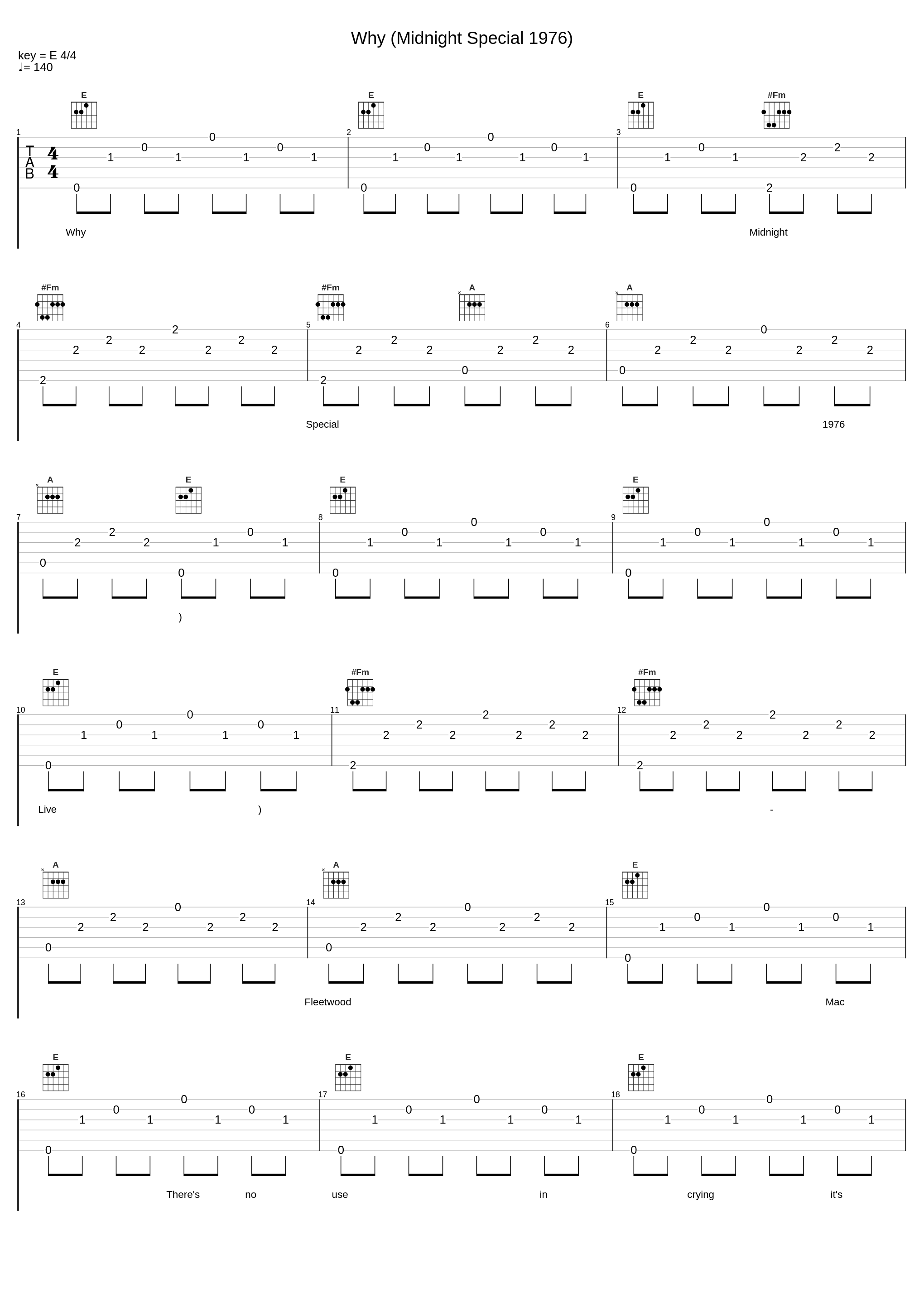 Why (Midnight Special 1976)_Fleetwood Mac_1