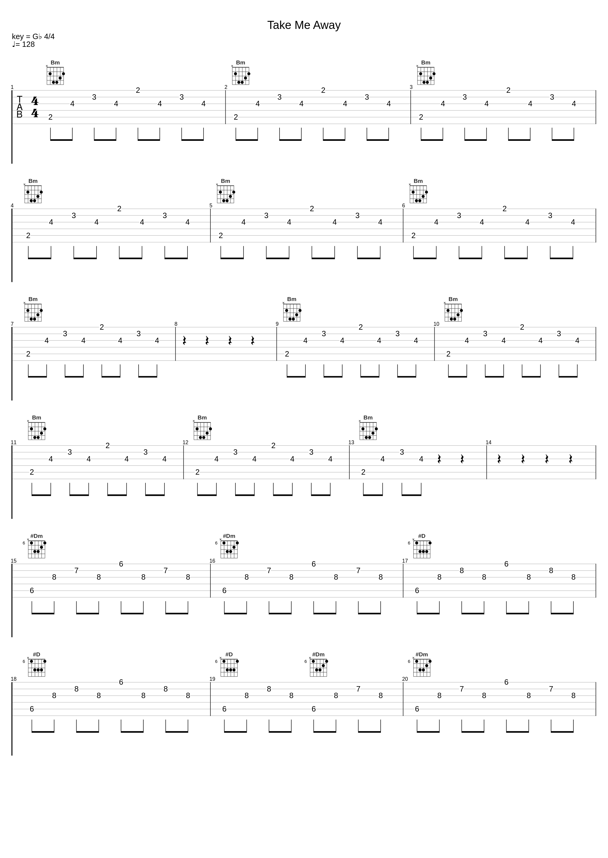 Take Me Away_4 Strings_1