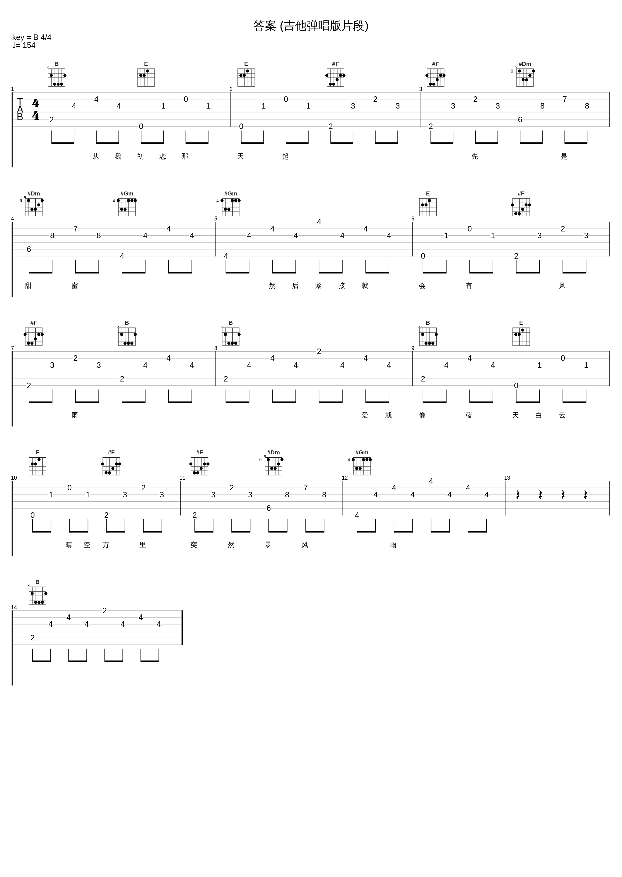 答案 (吉他弹唱版片段)_烟(许佳豪)_1