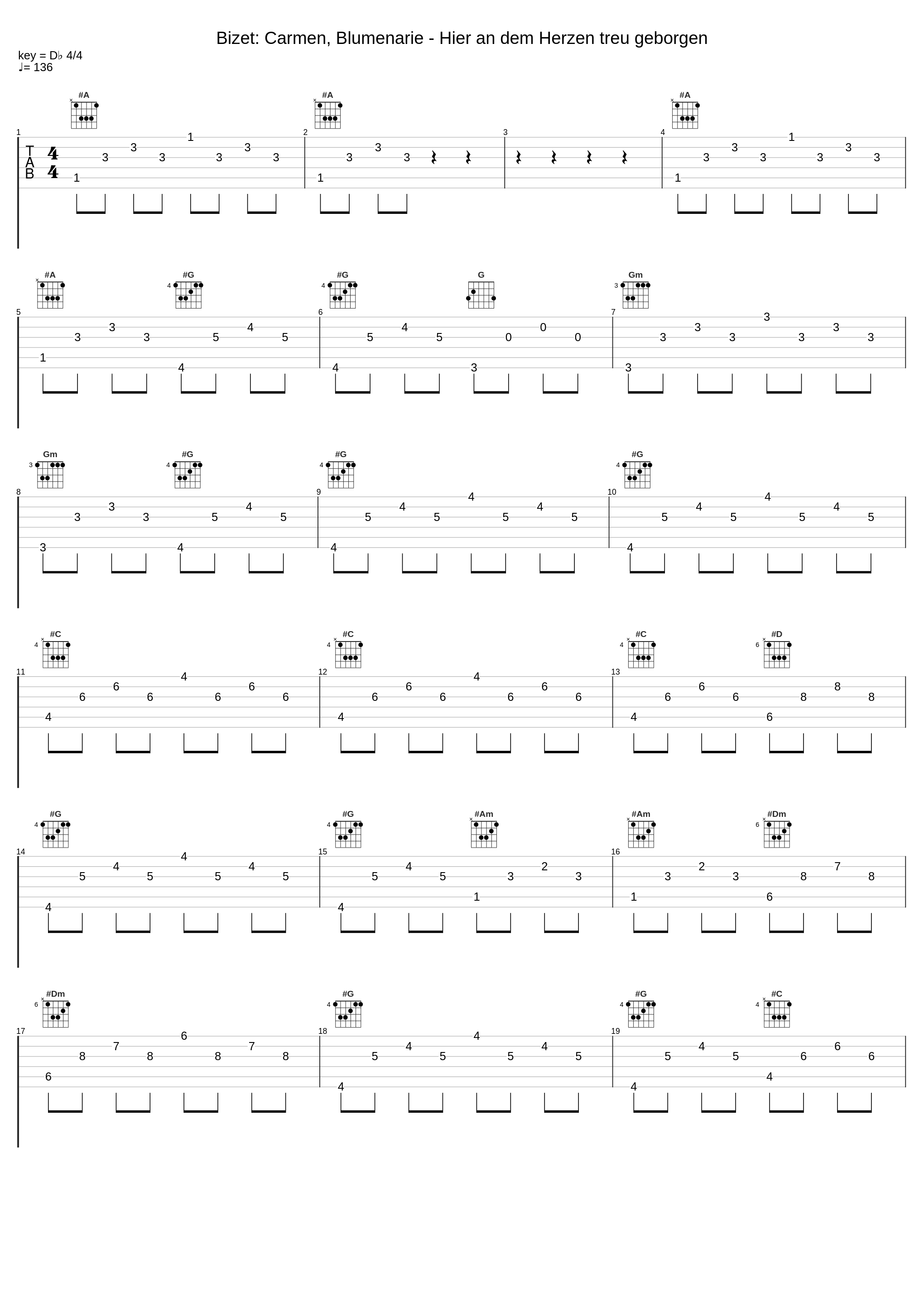 Bizet: Carmen, Blumenarie - Hier an dem Herzen treu geborgen_Rudolf Schock,Orchester,Wilhelm Schüchter_1