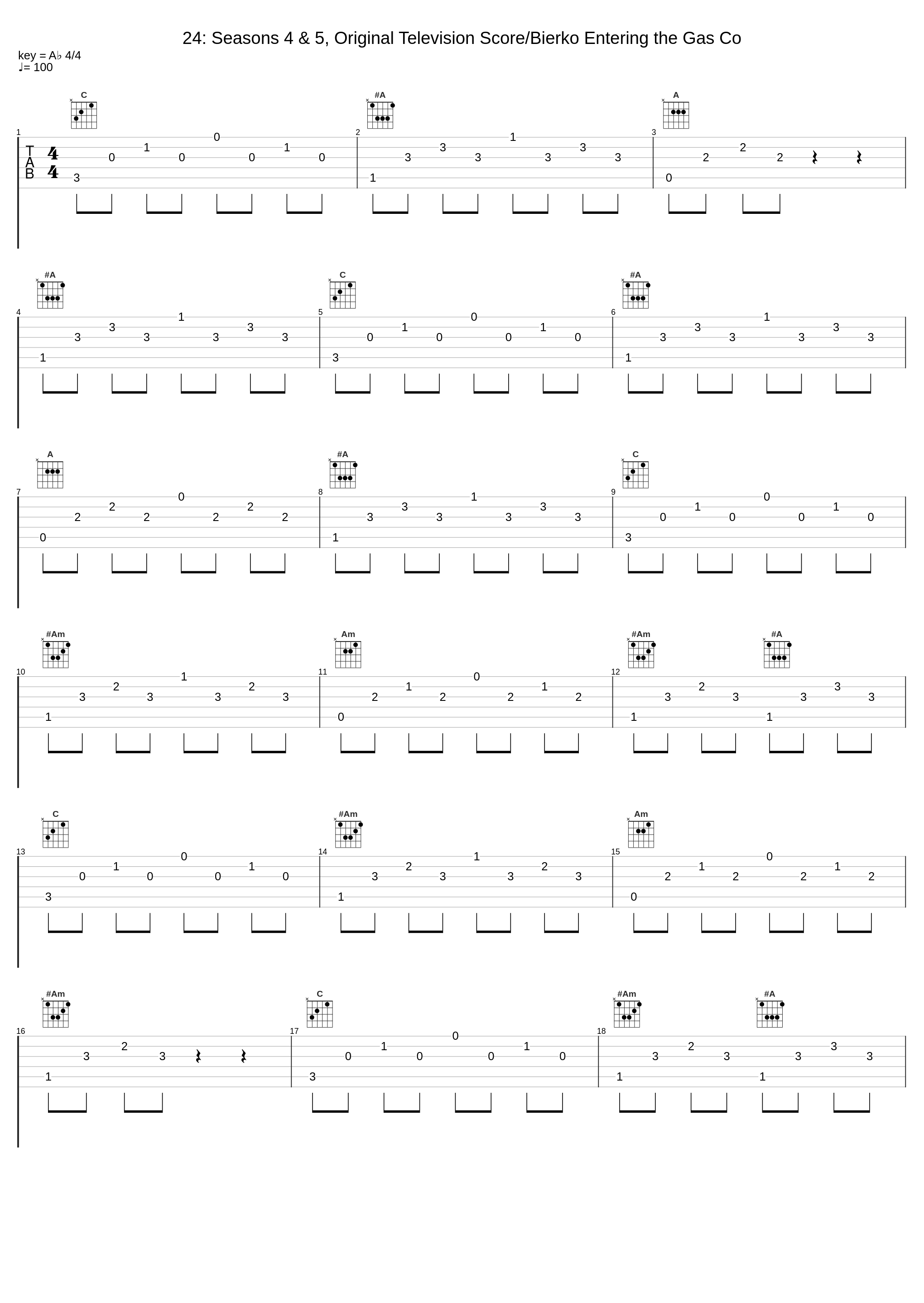 24: Seasons 4 & 5, Original Television Score/Bierko Entering the Gas Co_Sean Callery_1