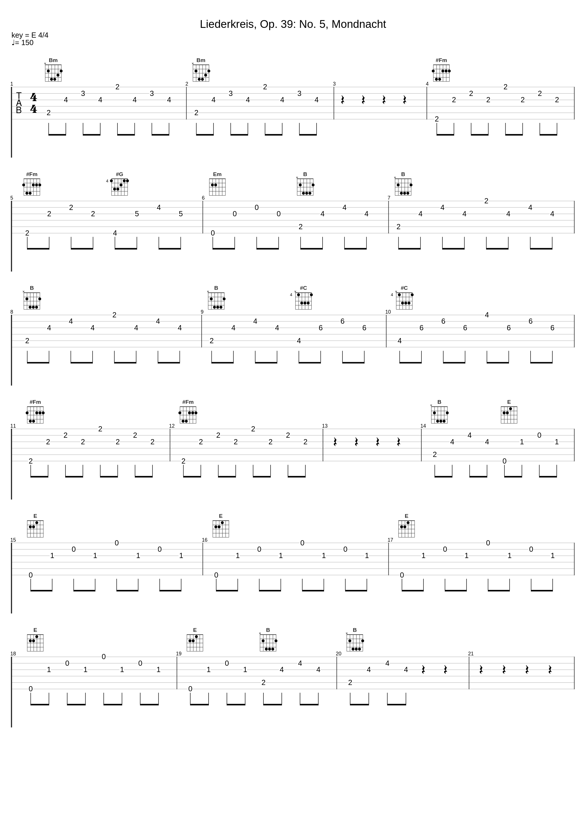 Liederkreis, Op. 39: No. 5, Mondnacht_Joseph Von Eichendorff_1