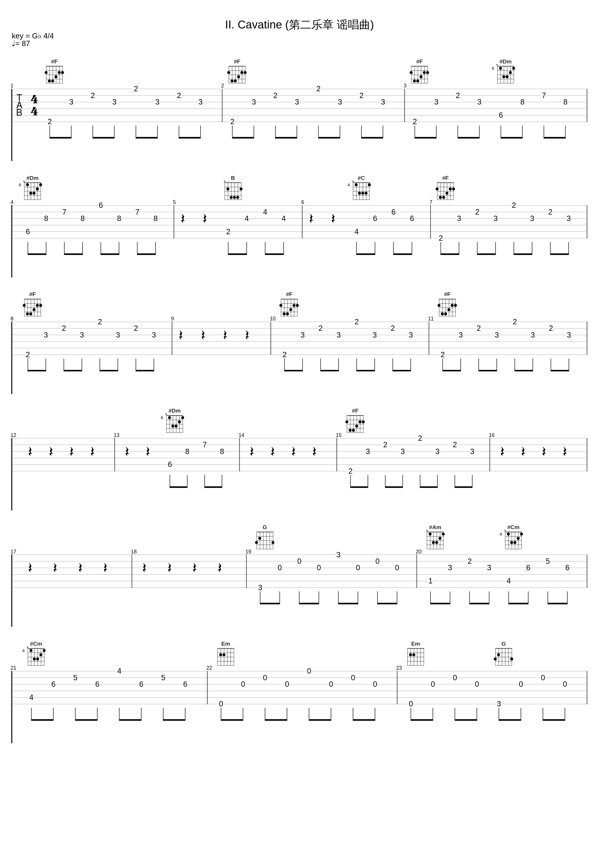 II. Cavatine (第二乐章 谣唱曲)_Eric Le Sage,François Salque,Francis Poulenc_1