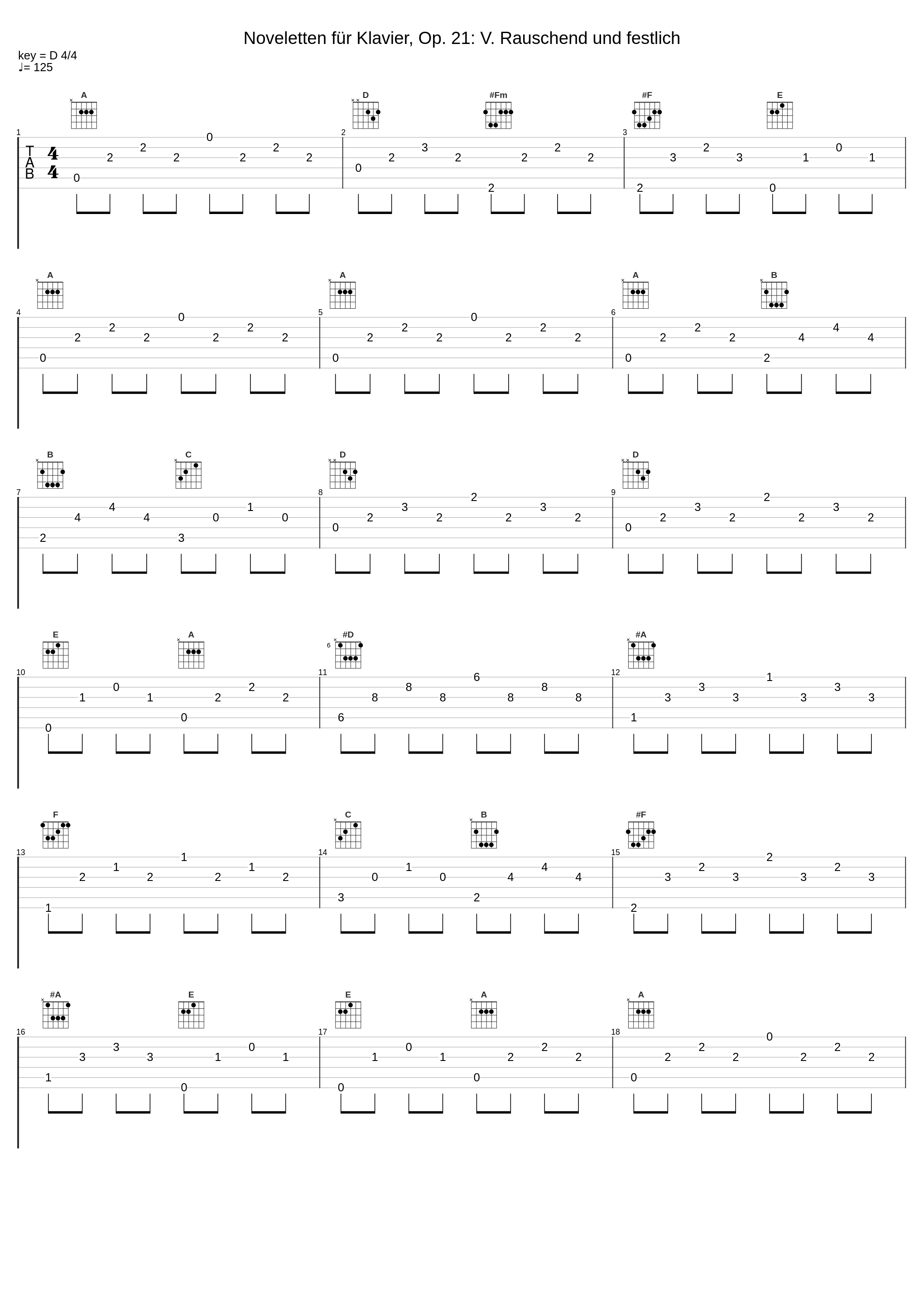 Noveletten für Klavier, Op. 21: V. Rauschend und festlich_Eric Le Sage,Robert Schumann_1